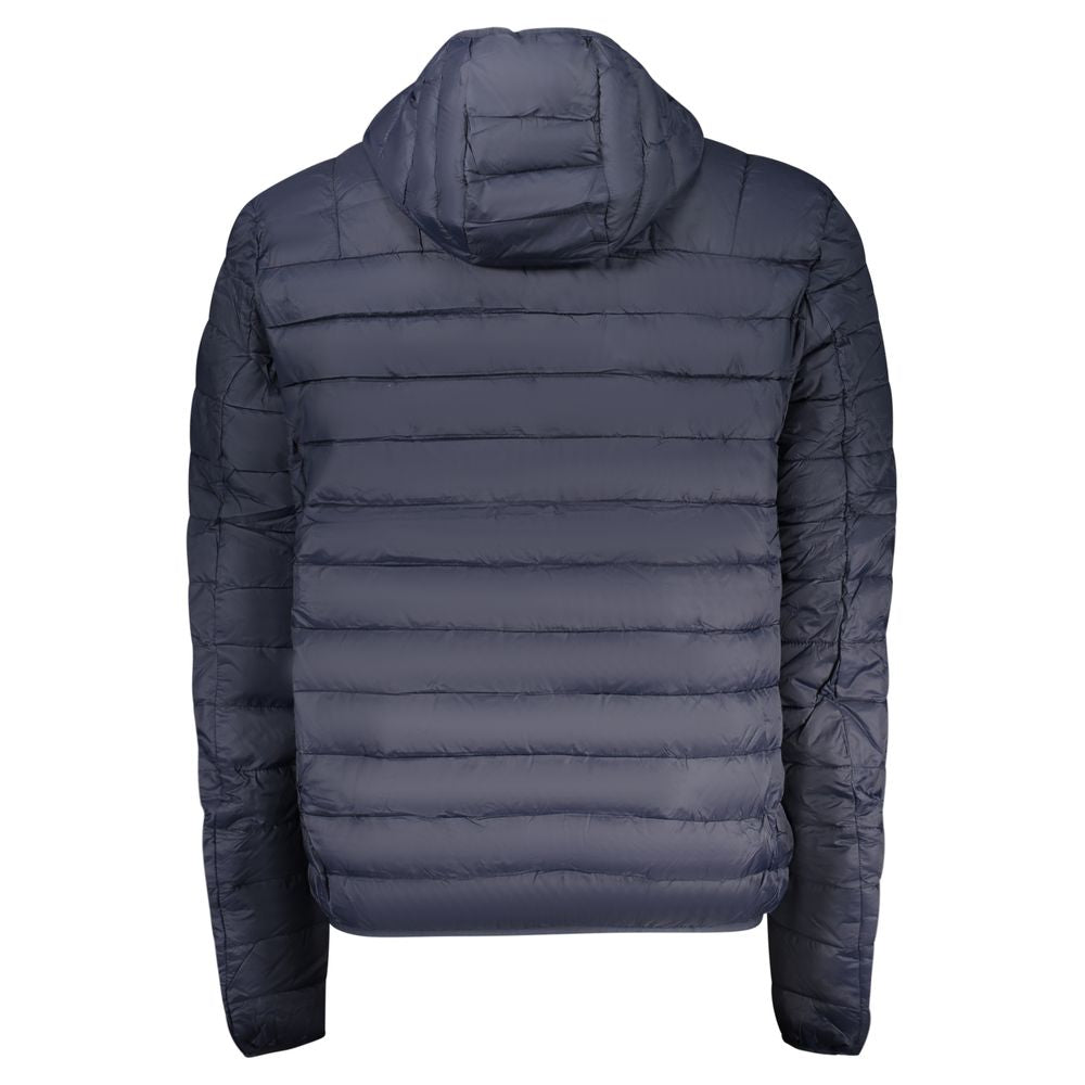 Cavalli Class Blue Polyester Shell Men's Jacket