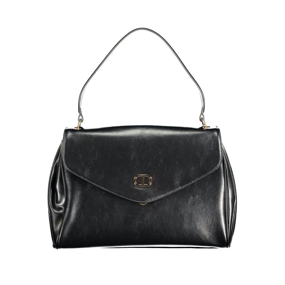 Twinset Black Polyurethane Women's Women's Bag