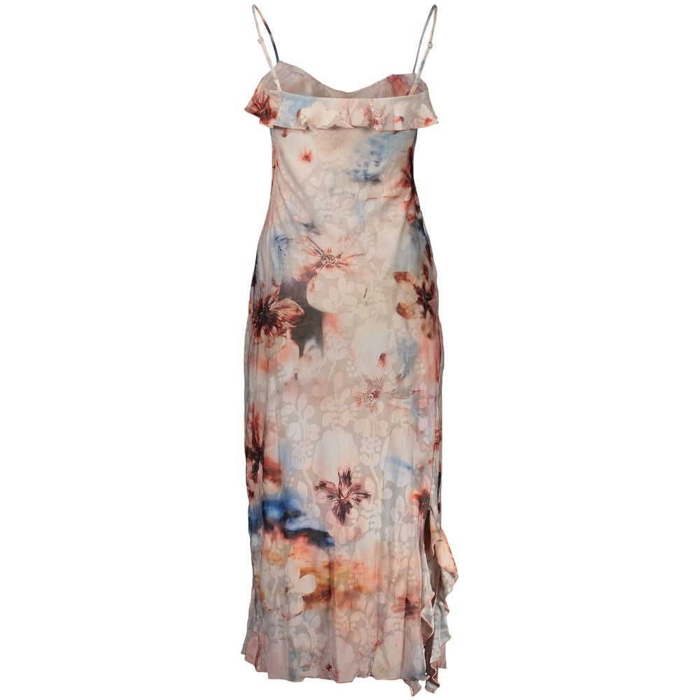 Desigual Pink Polyester Casual Women's Dress