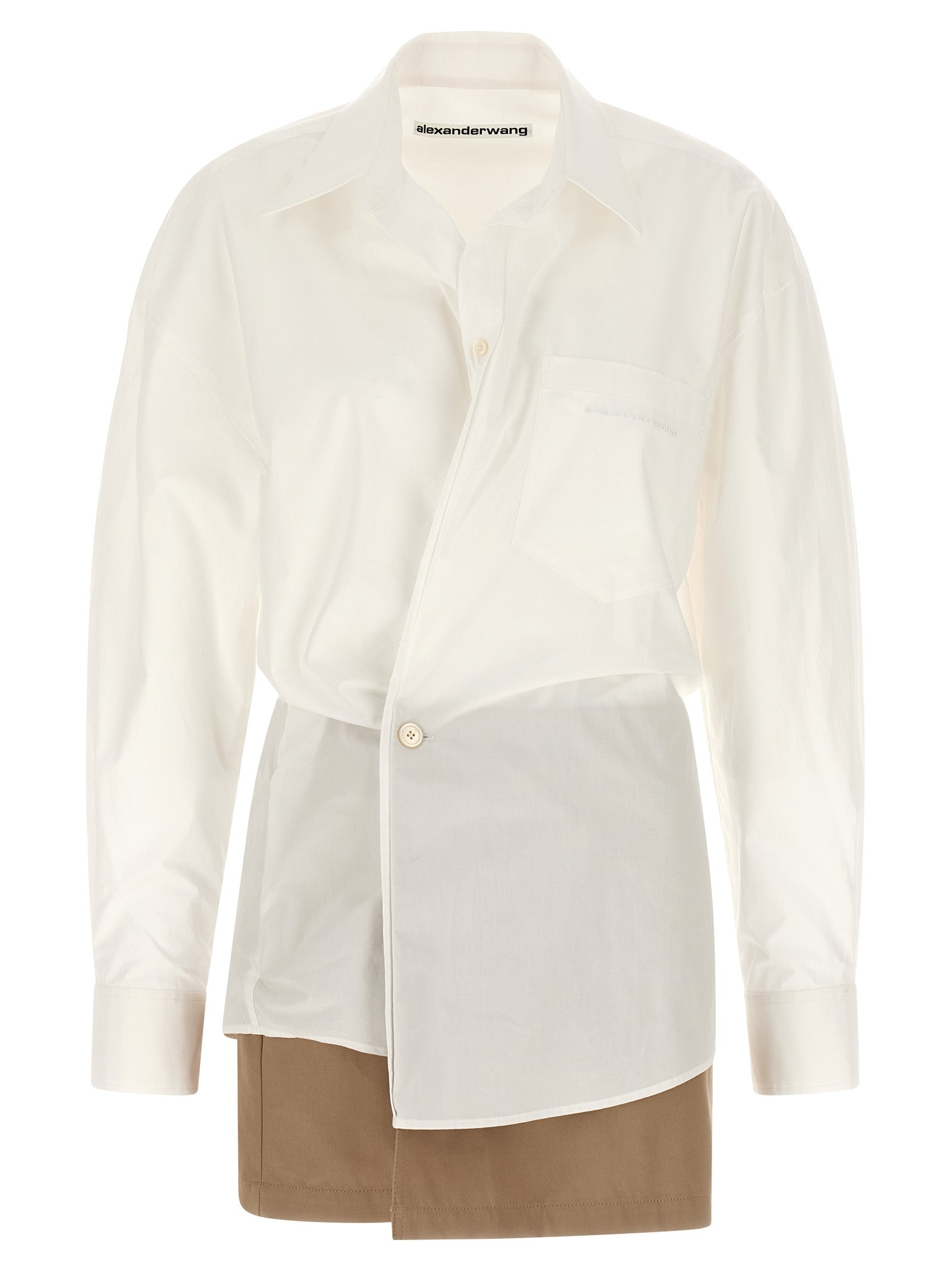 Alexander Wang White Cotton Short Women's Dress