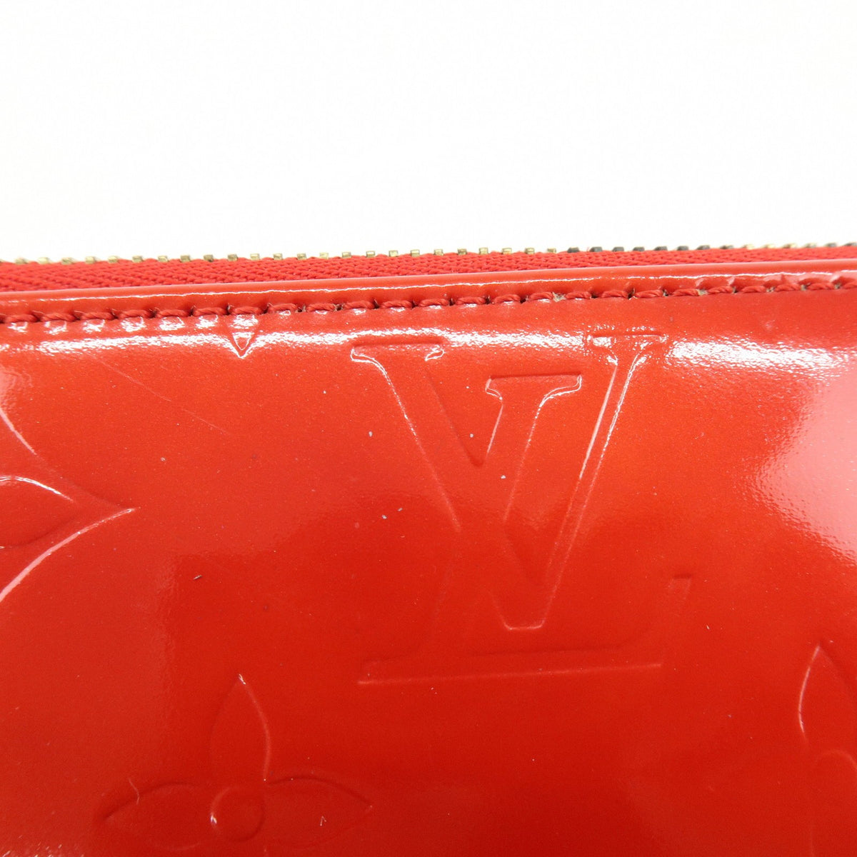 Louis Vuitton Lexington Pochette Monogram Vernis Red Patent_Leather Clutche & Pouche Bag (Pre-Owned)