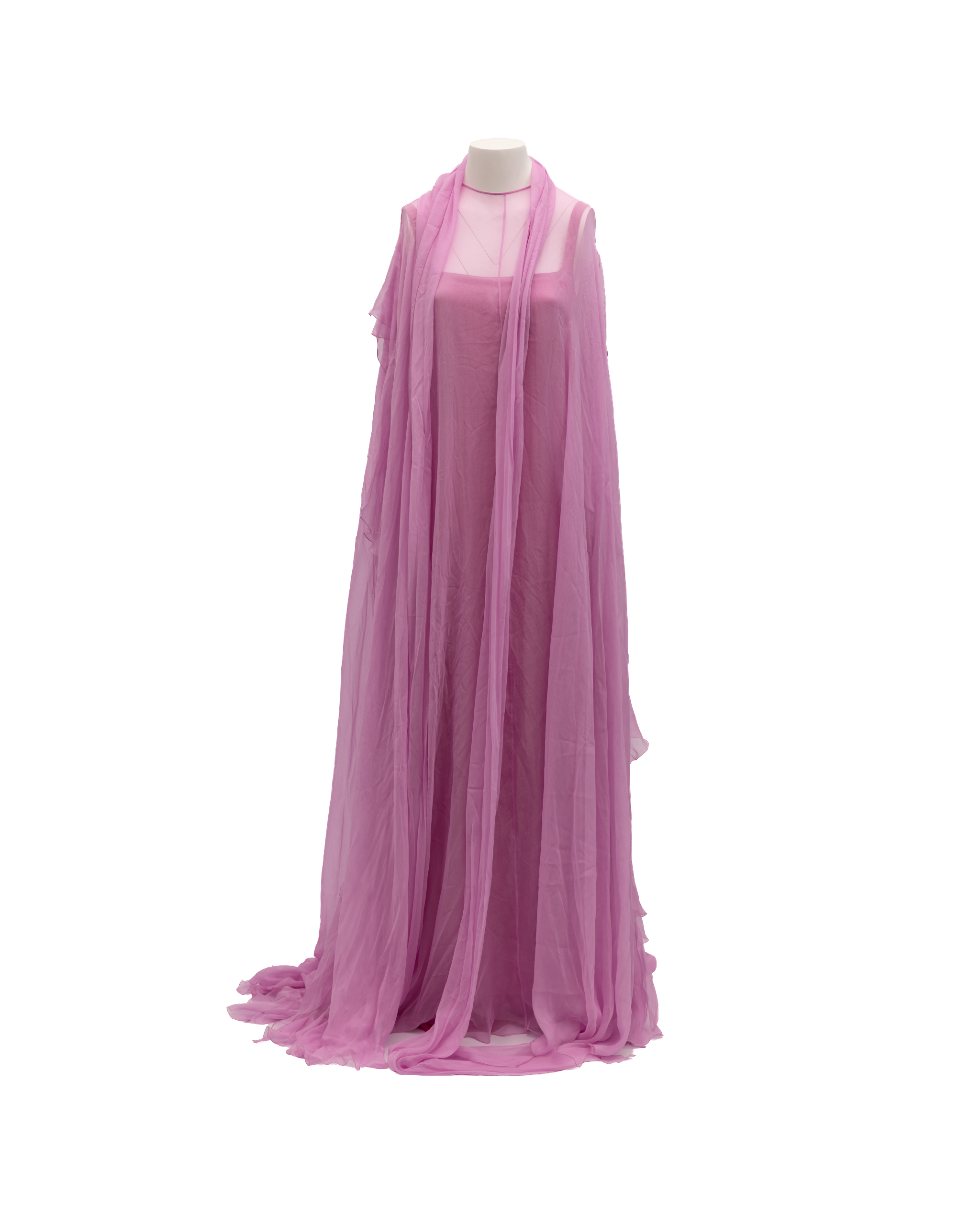 Valentino Garavani Pink Sleeveless Maxi Women's Dress