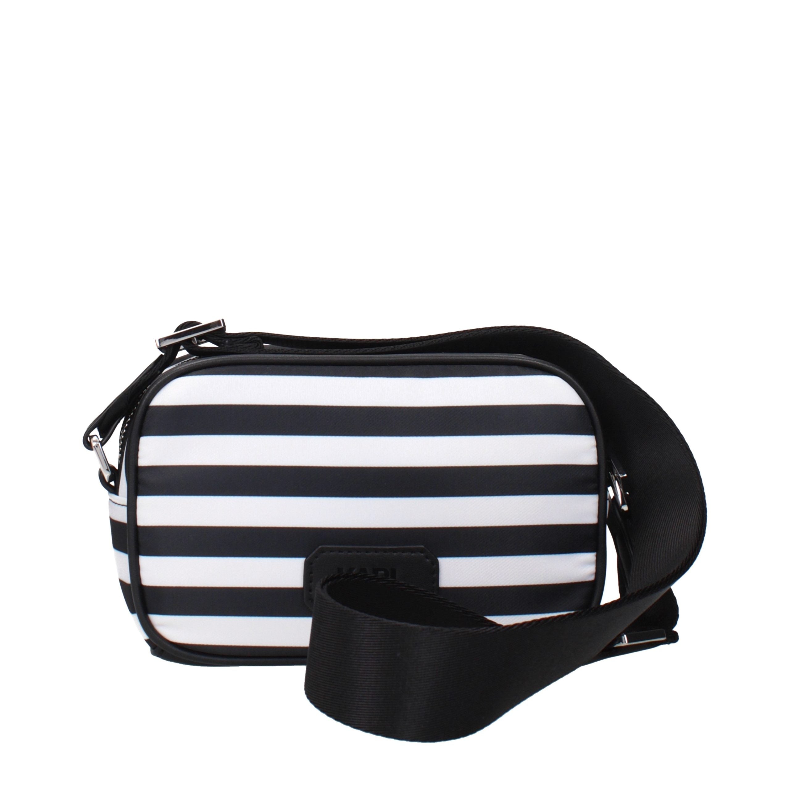 Karl Lagerfeld Black Fabric Crossbody Women's Bag