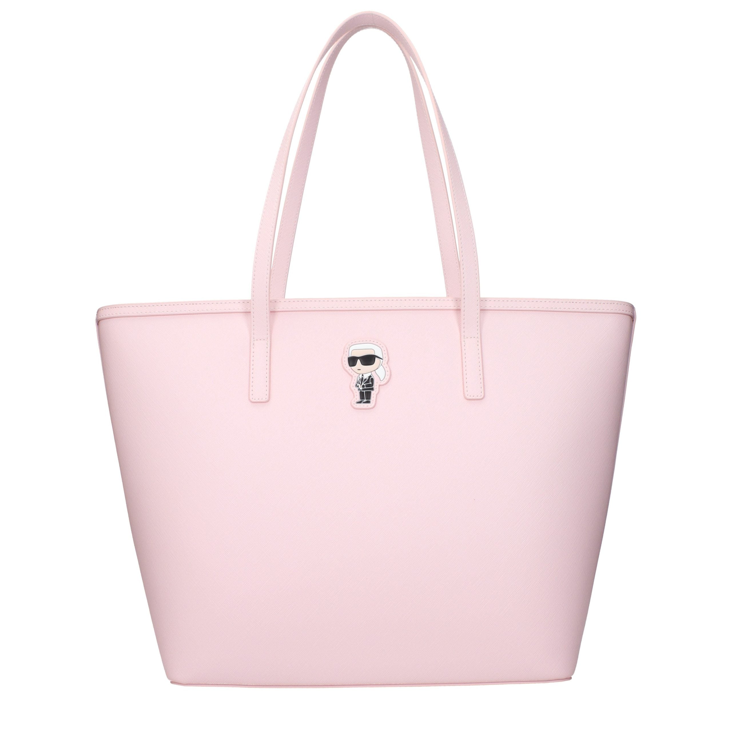 Karl Lagerfeld Pink Polyethylene Shoulder Women's Bag