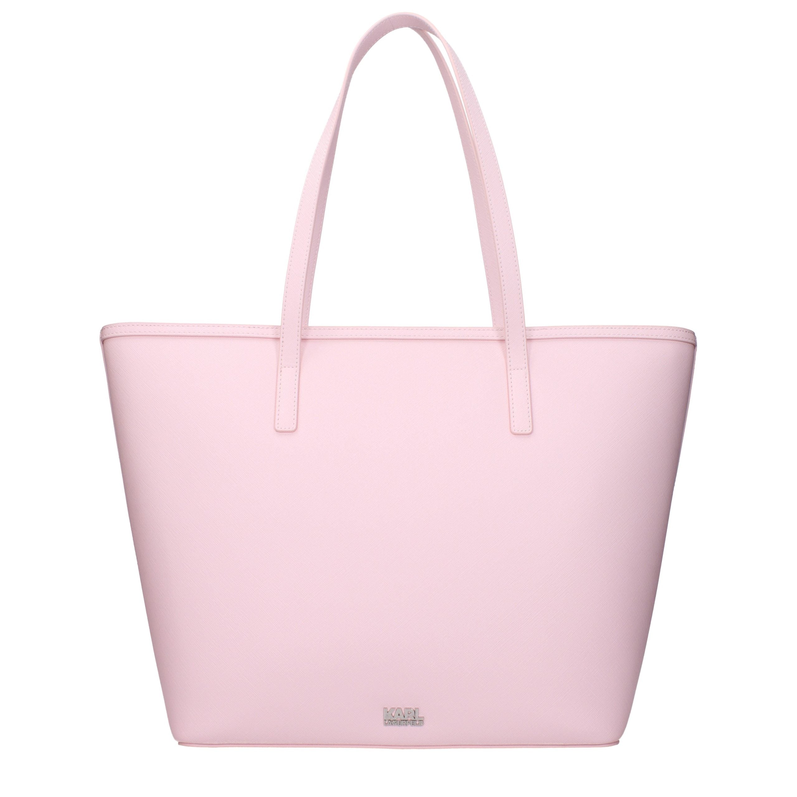 Karl Lagerfeld Pink Polyethylene Shoulder Women's Bag