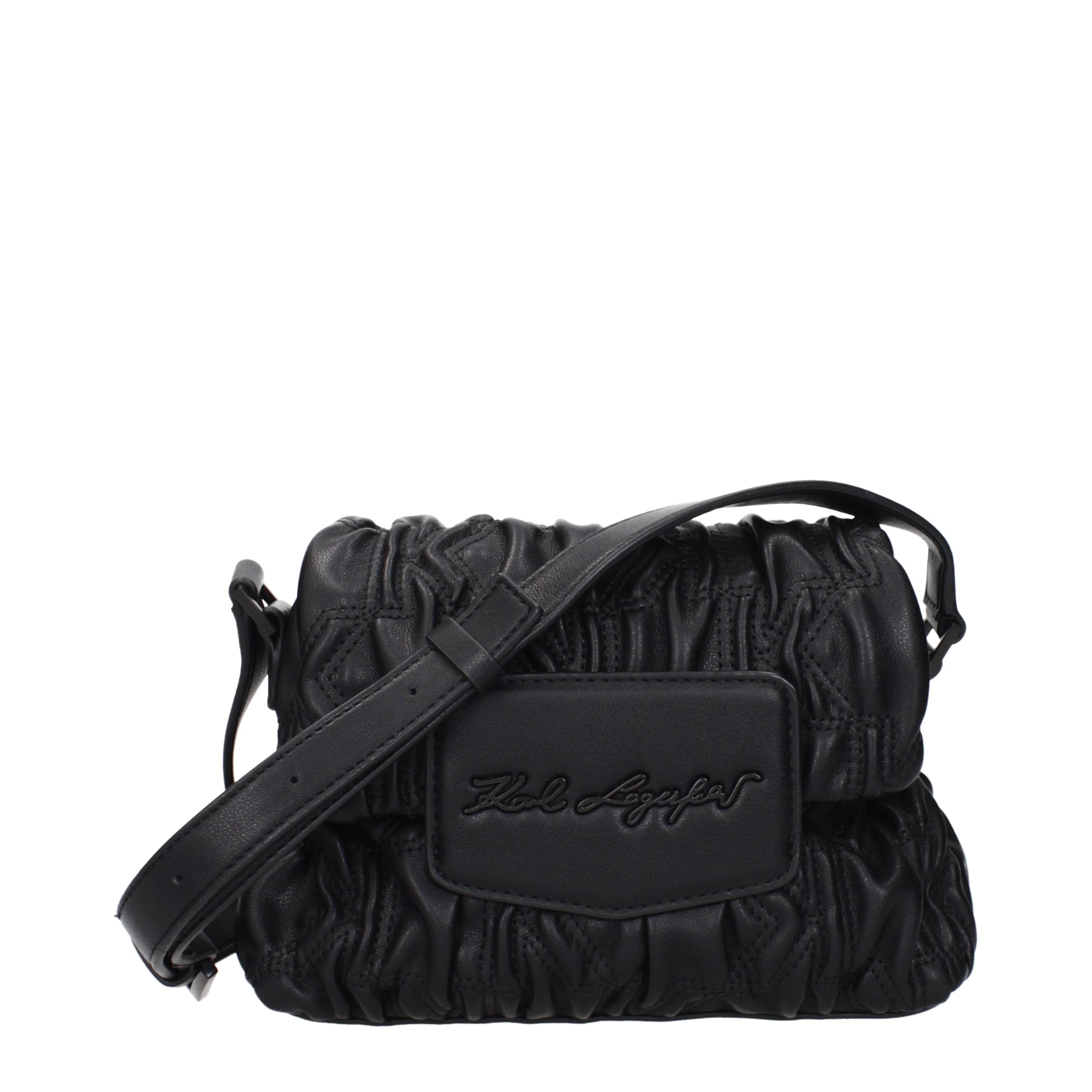 Karl Lagerfeld Black Polyester Crossbody Women's Bag