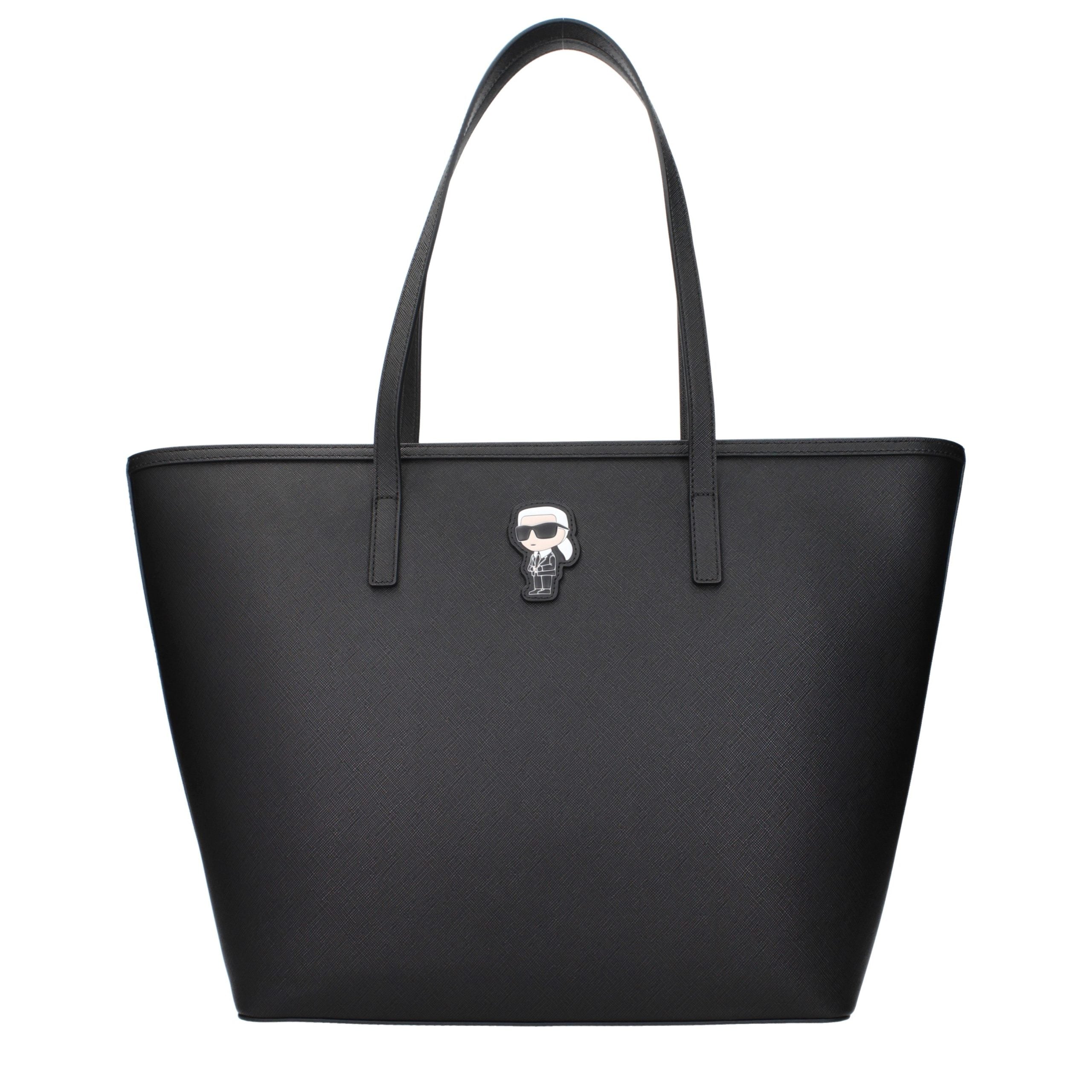 Karl Lagerfeld Black Polyethylene Shoulder Women's Bag