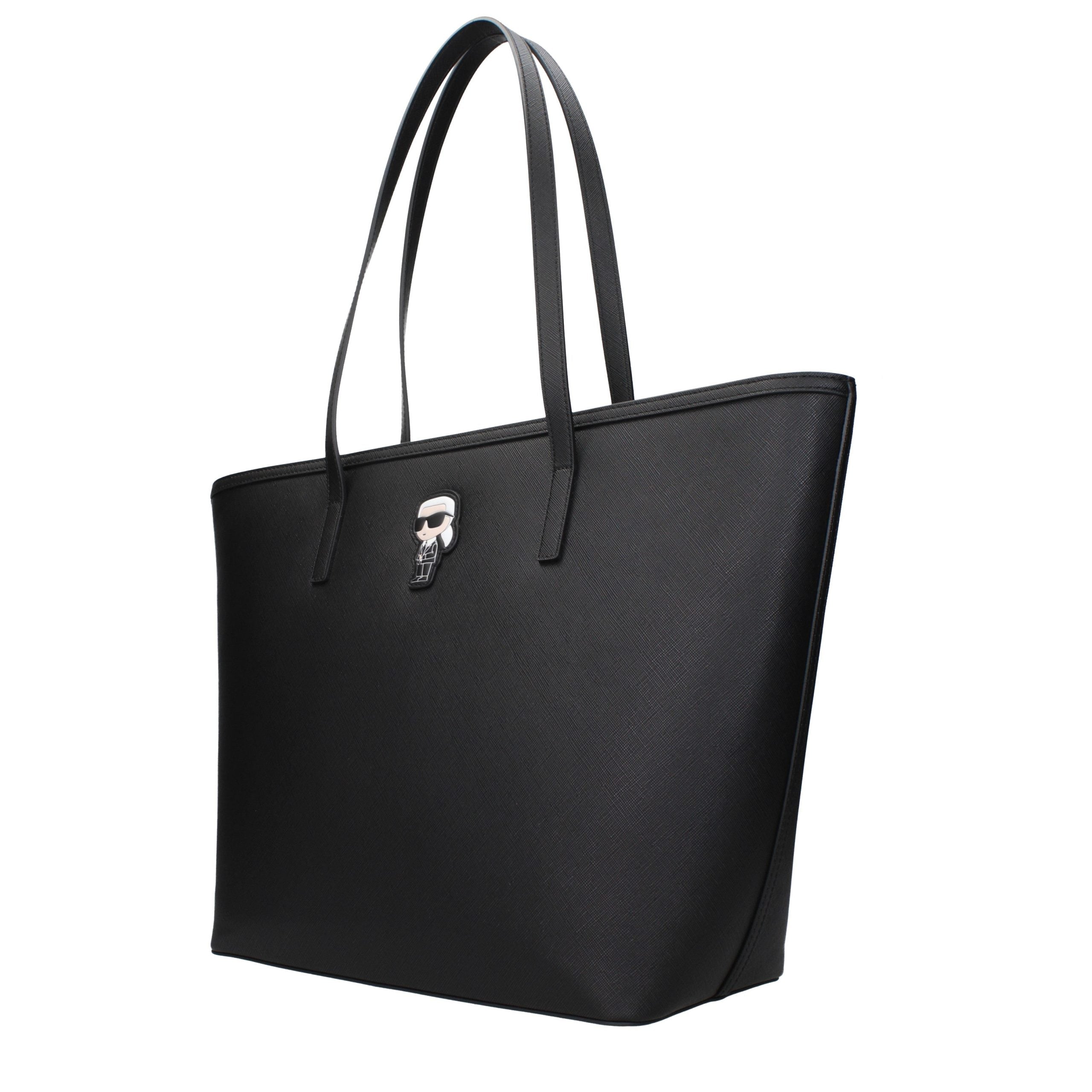 Karl Lagerfeld Black Polyethylene Shoulder Women's Bag