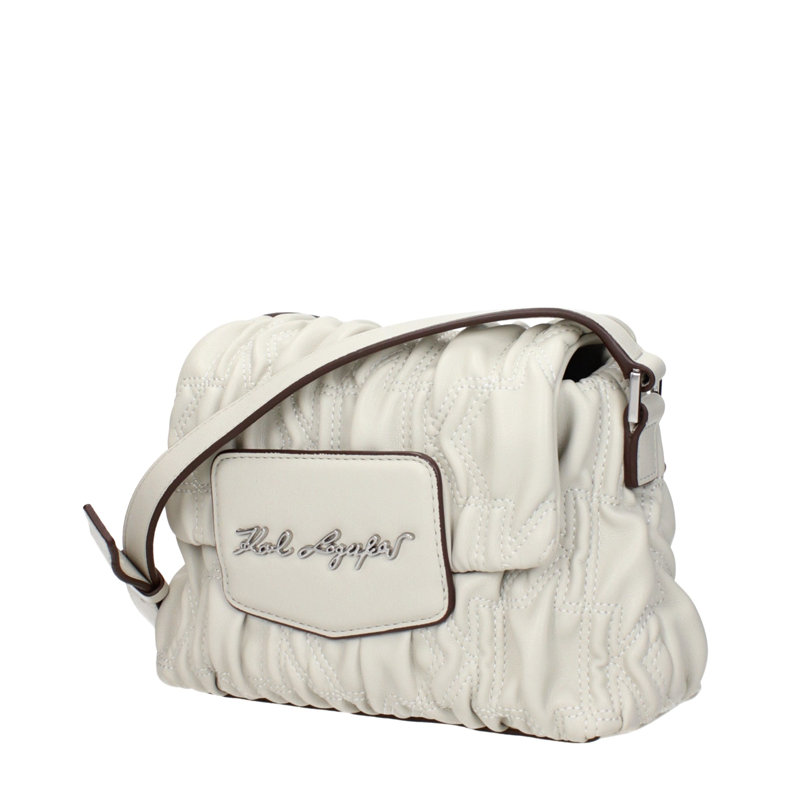 Karl Lagerfeld Gray Polyester Crossbody Women's Bag