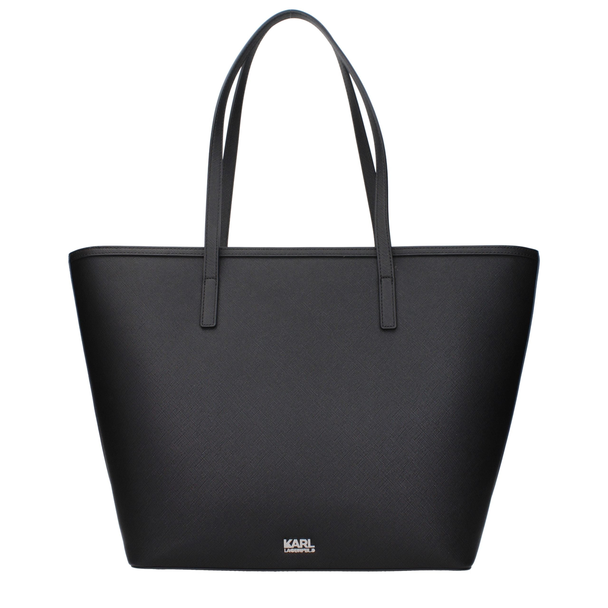 Karl Lagerfeld Black Polyethylene Shoulder Women's Bag