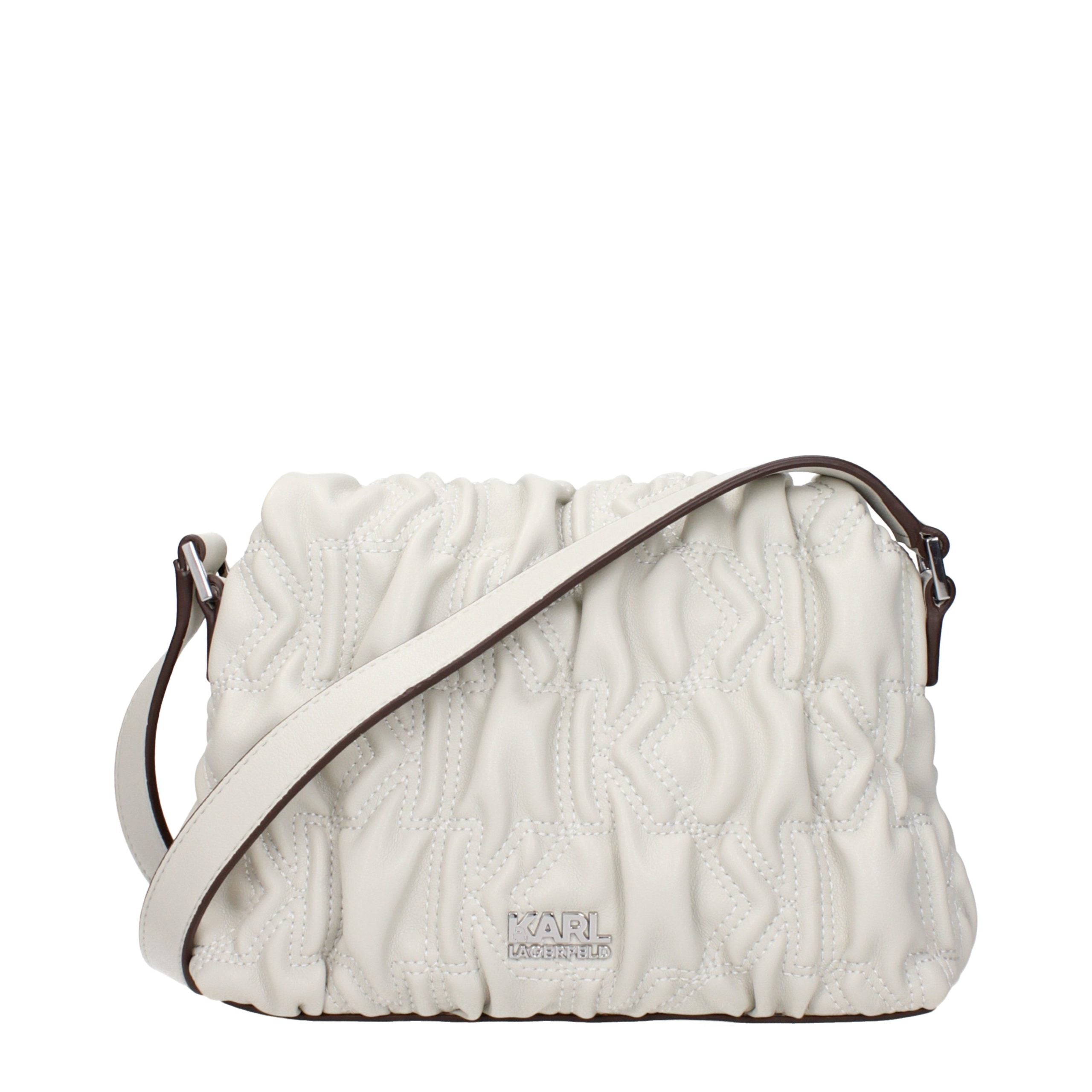 Karl Lagerfeld Gray Polyester Crossbody Women's Bag