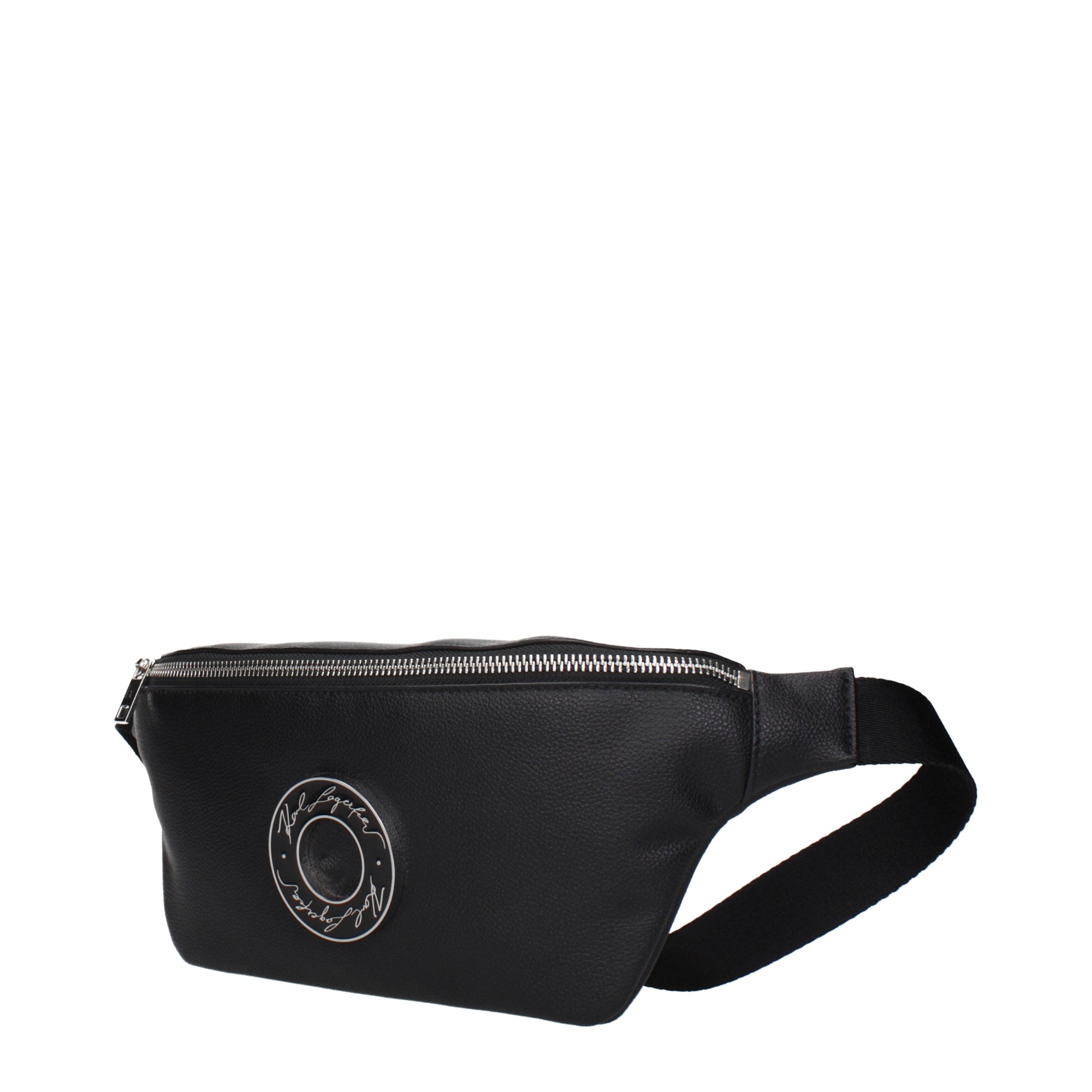 Karl Lagerfeld Black Leather Women's Backpack