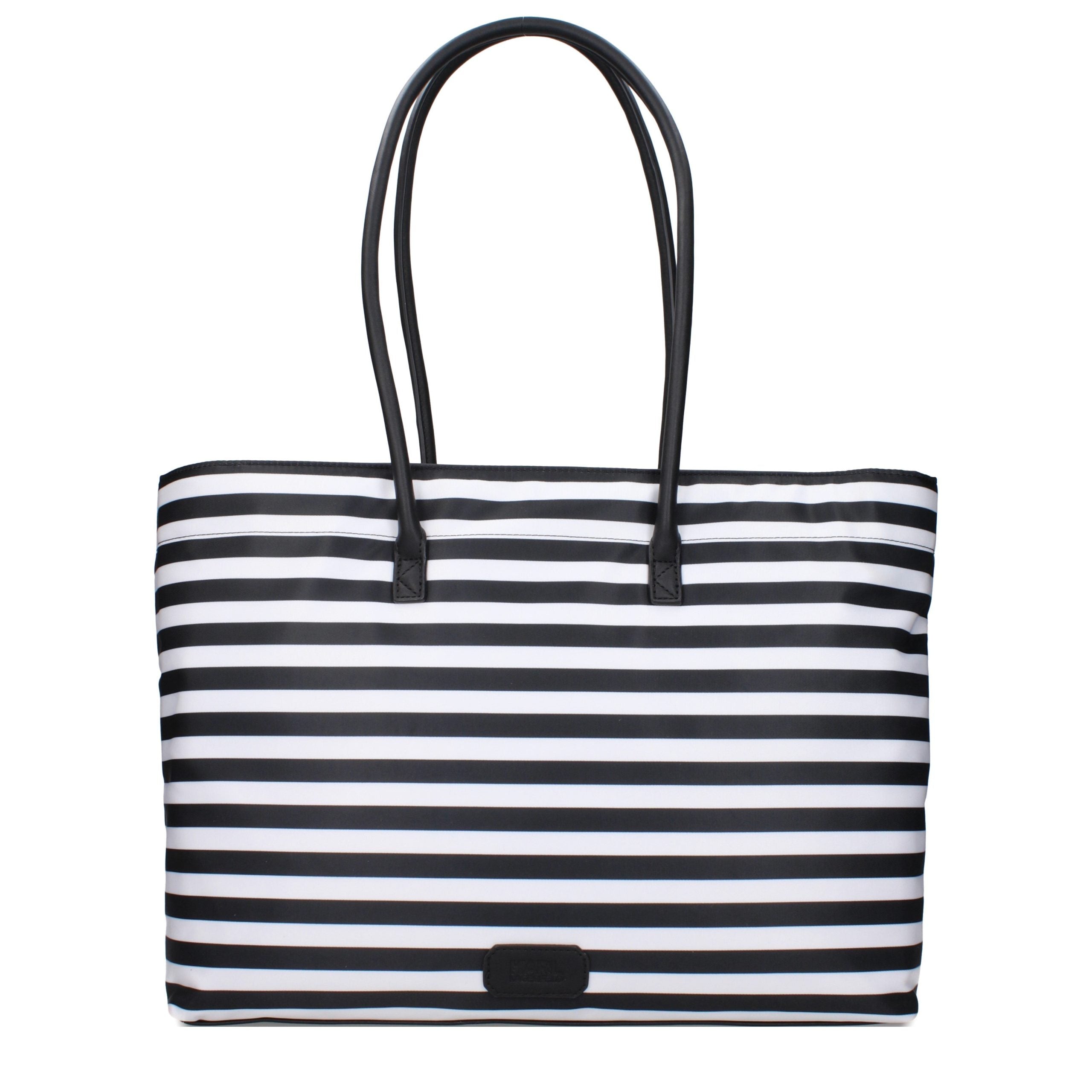Karl Lagerfeld Black Fabric Shoulder Women's Bag