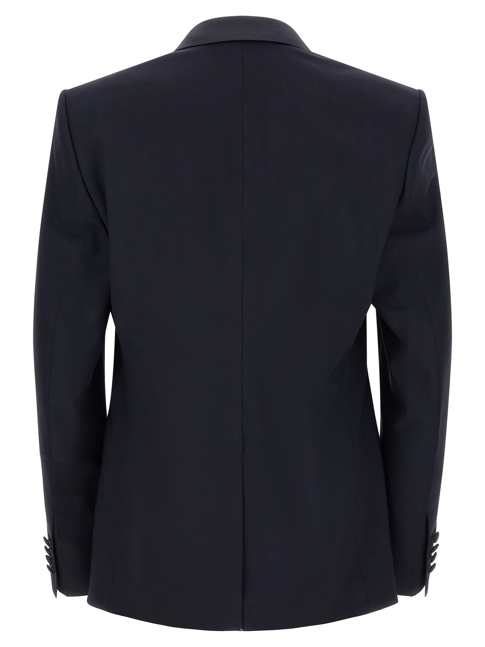 Dolce & Gabbana Blue Virgin Wool Two-Piece Men's Suit