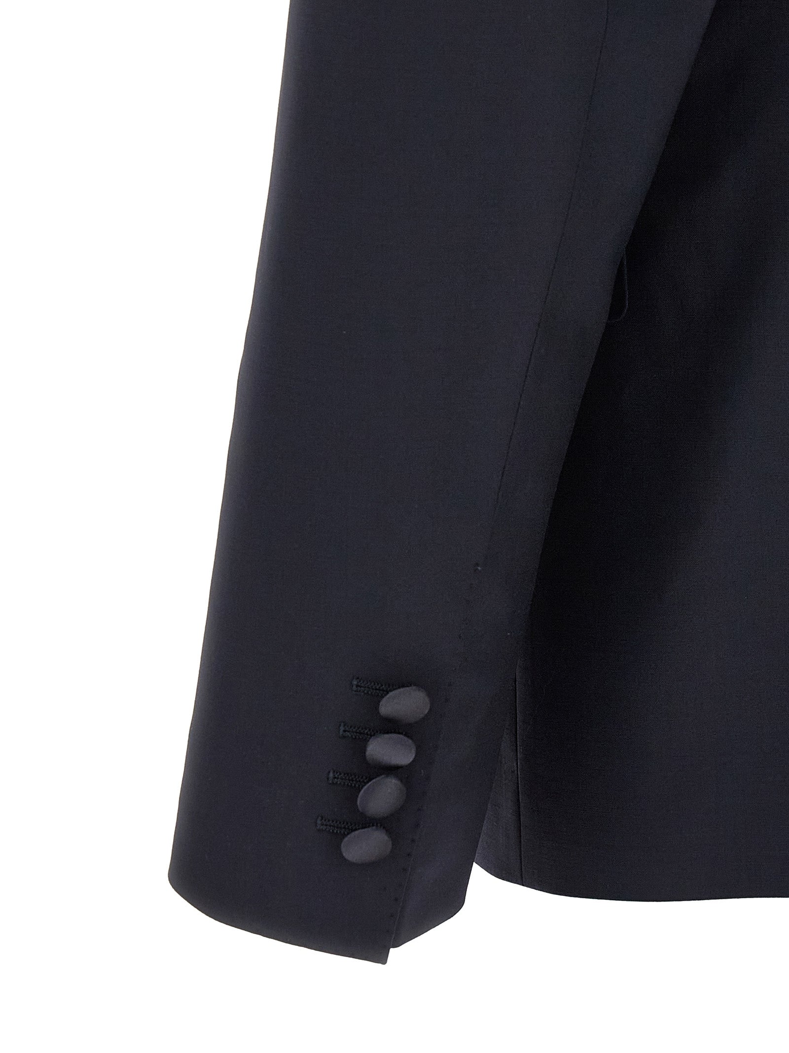 Dolce & Gabbana Blue Virgin Wool Two-Piece Men's Suit
