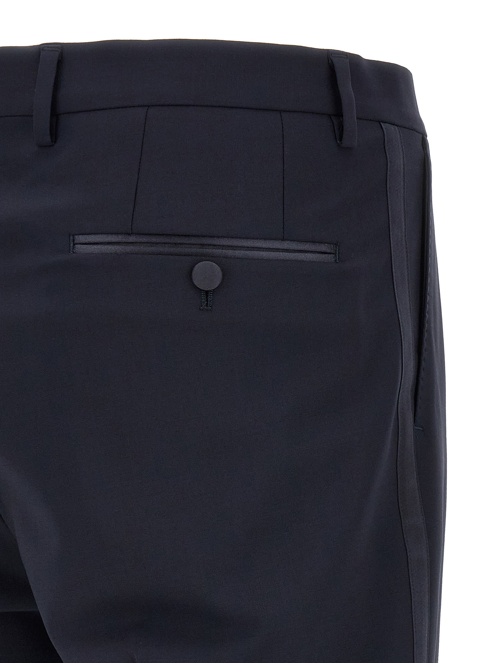 Dolce & Gabbana Blue Virgin Wool Two-Piece Men's Suit