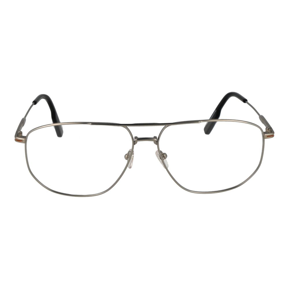 Ermenegildo Zegna Silver Titanium Glasses Men's (Frames)