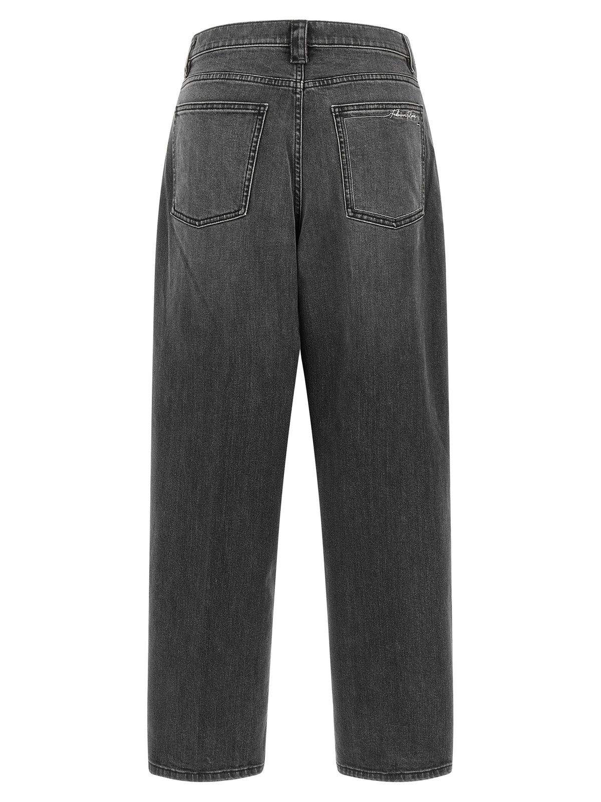 Fabiana Filippi Gray Cotton Relaxed Fit Women's Jeans