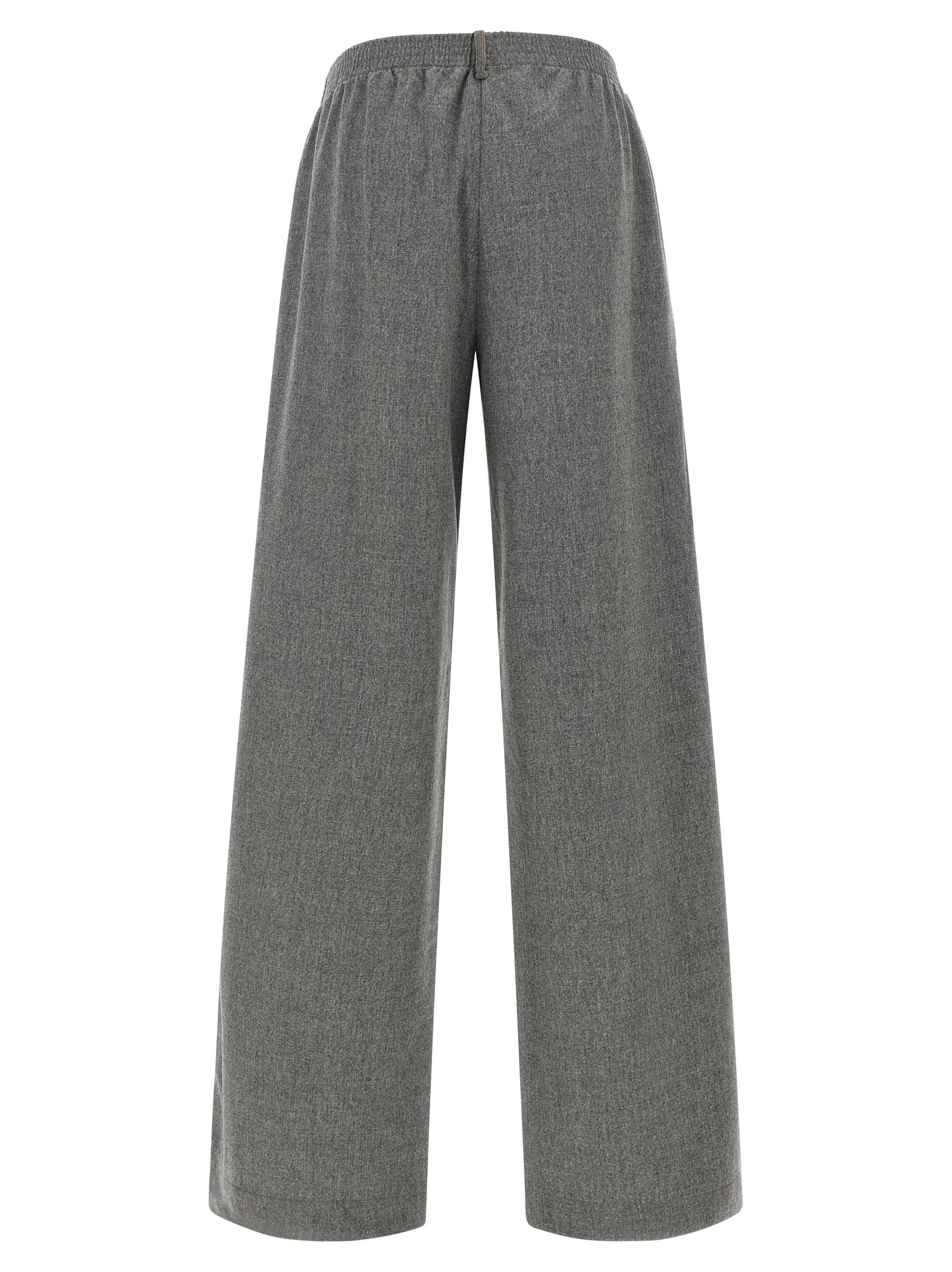 Fabiana Filippi Gray Virgin Wool Cargo Women's Pants
