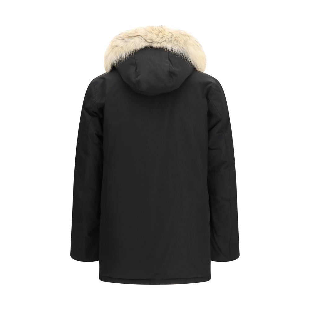 Woolrich Black Polyamide Men's Coat