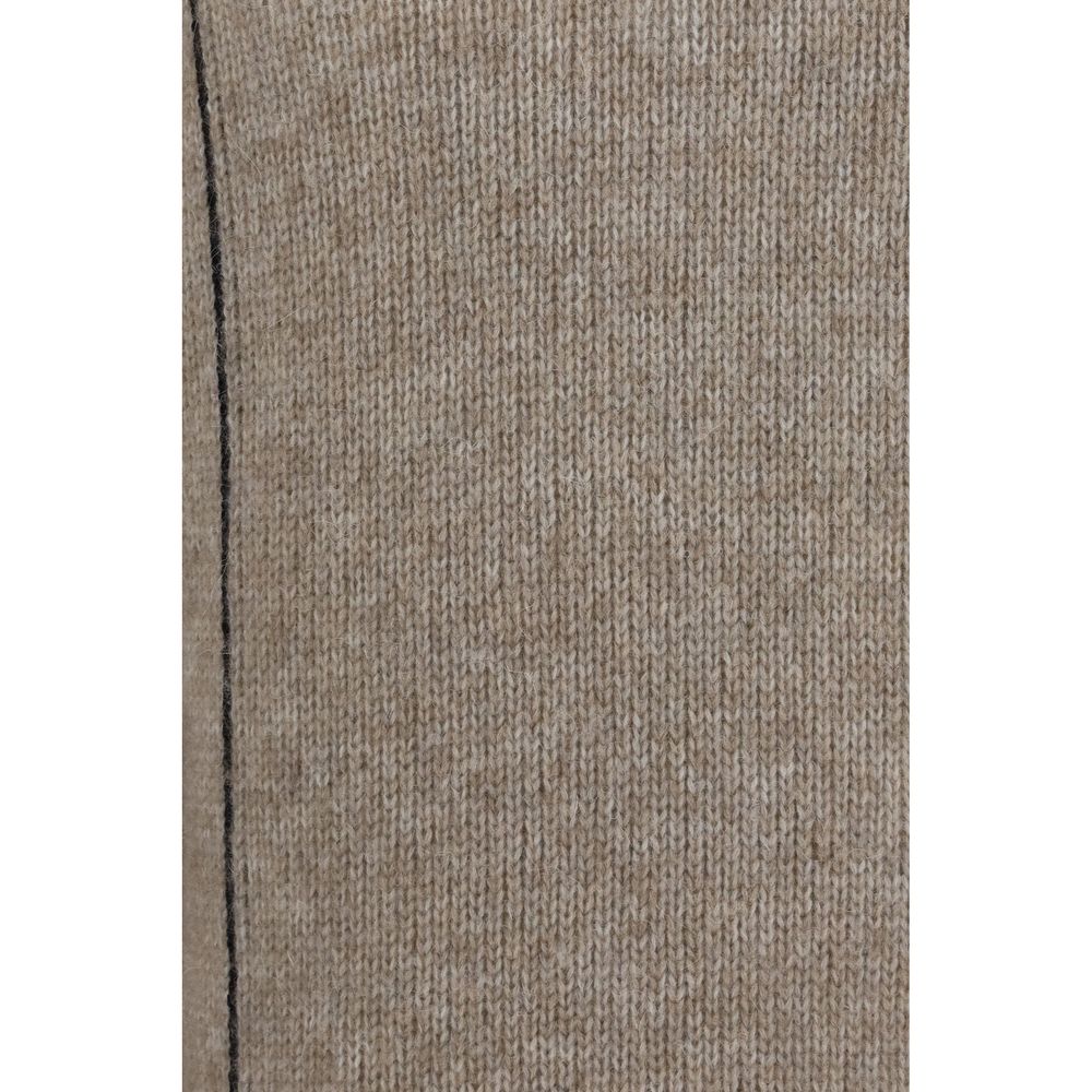 Giorgio Armani Beige Alpaca Vicugna Pacos Men's Sweatshirt