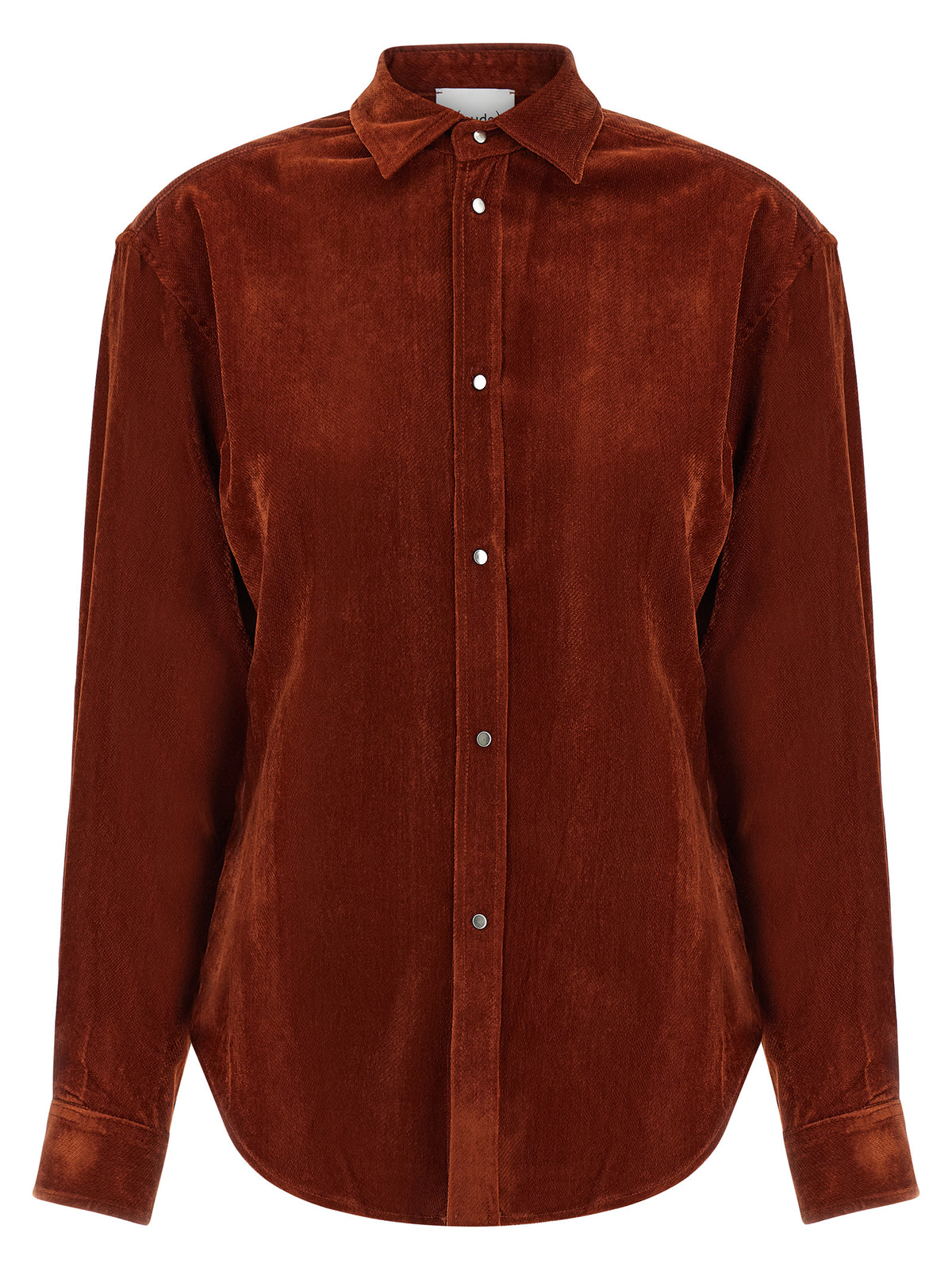 NUDE Red Viscose Women's Blouse