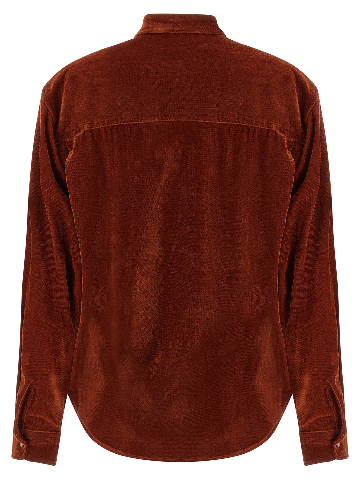 NUDE Red Viscose Women's Blouse