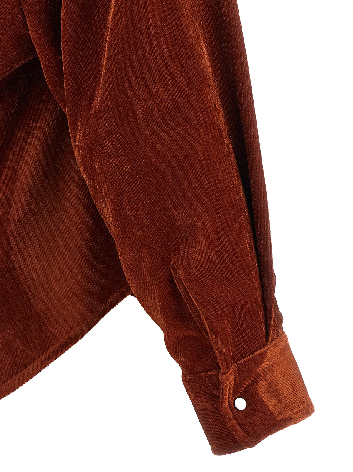 NUDE Red Viscose Women's Blouse