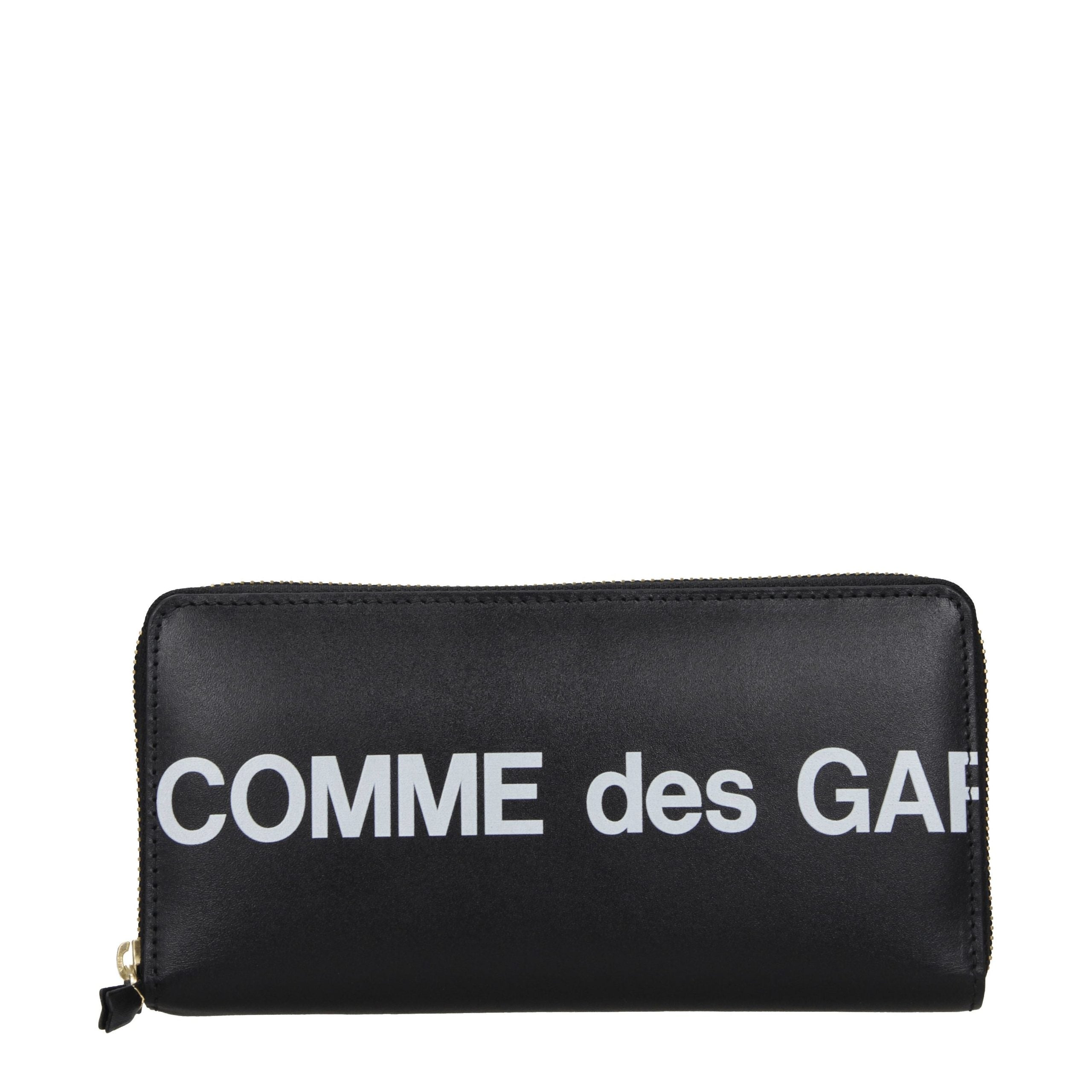 Comme Des Garçons Black Leather Men's Wallet