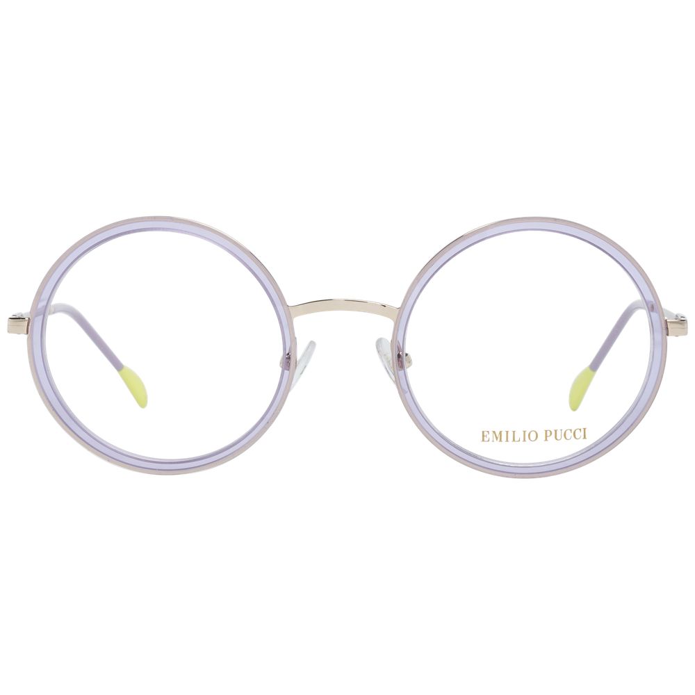 Emilio Pucci Purple Metal & Plastic Glasses Women's (Frames)