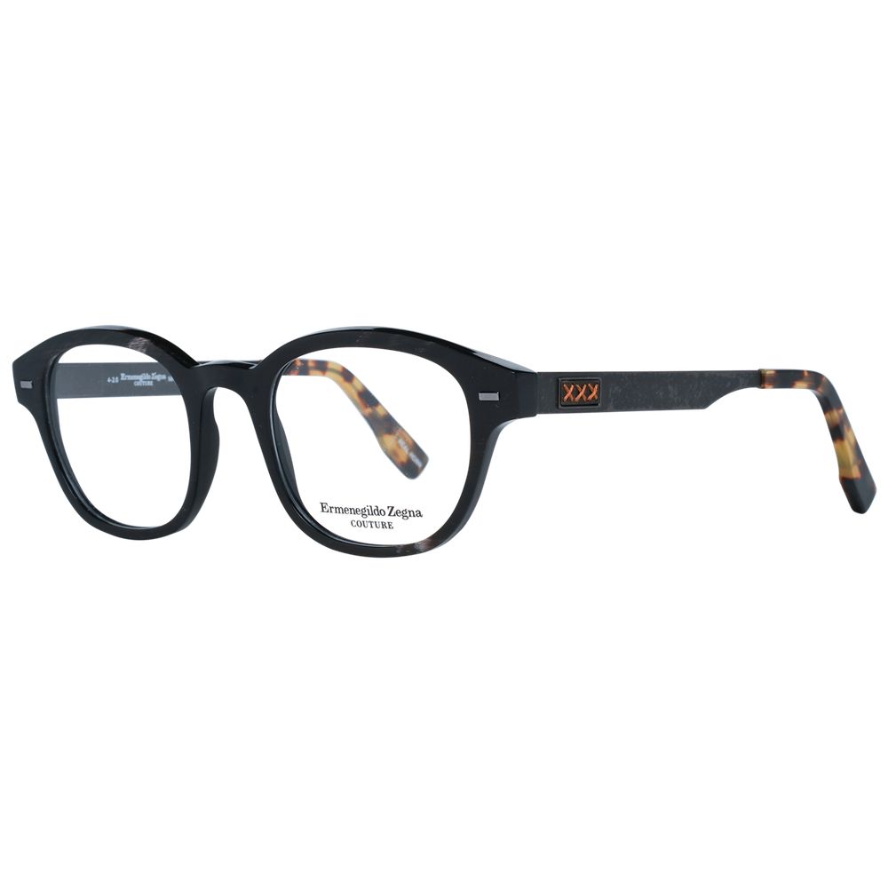 Ermenegildo Zegna Brown Horn Glasses Men's (Frames)