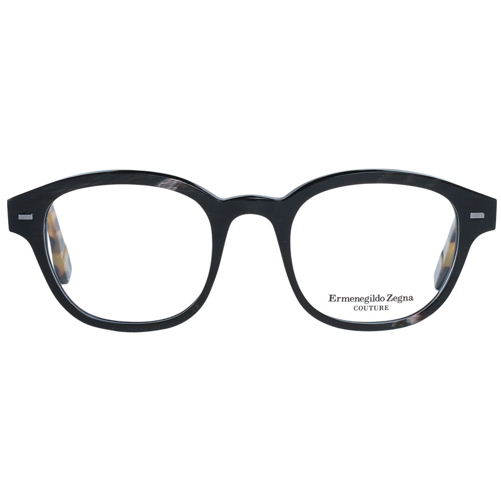 Ermenegildo Zegna Brown Horn Glasses Men's (Frames)