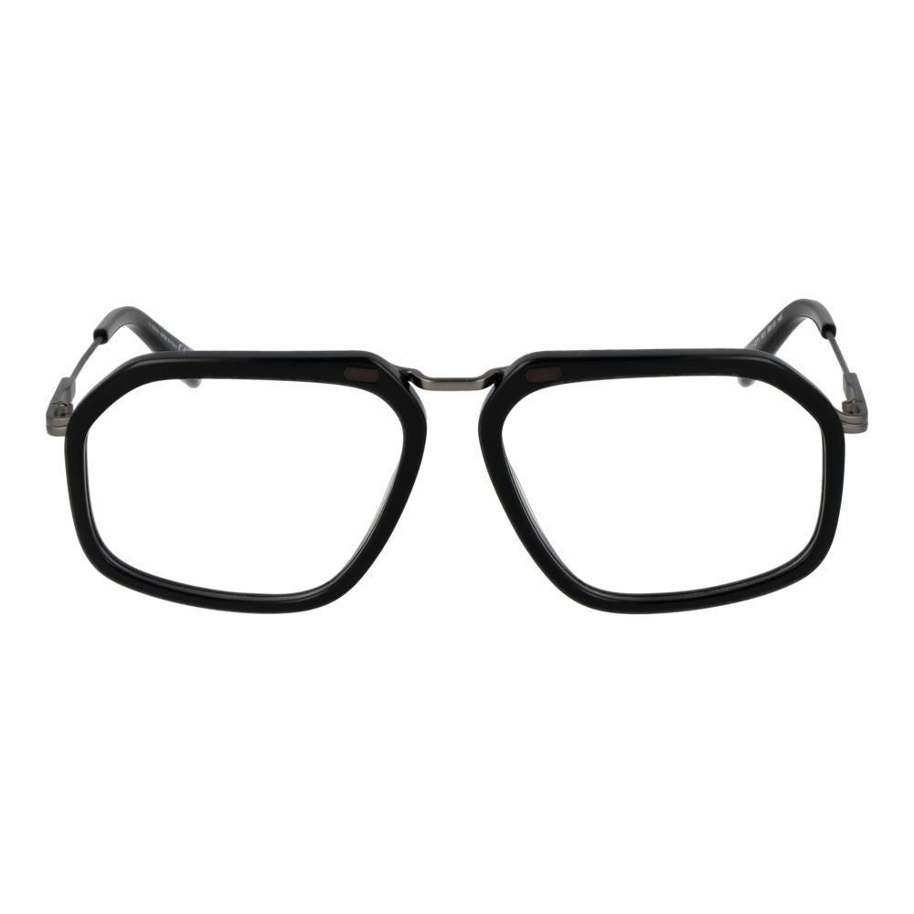 Ermenegildo Zegna Black Metal Glasses Men's (Frames)