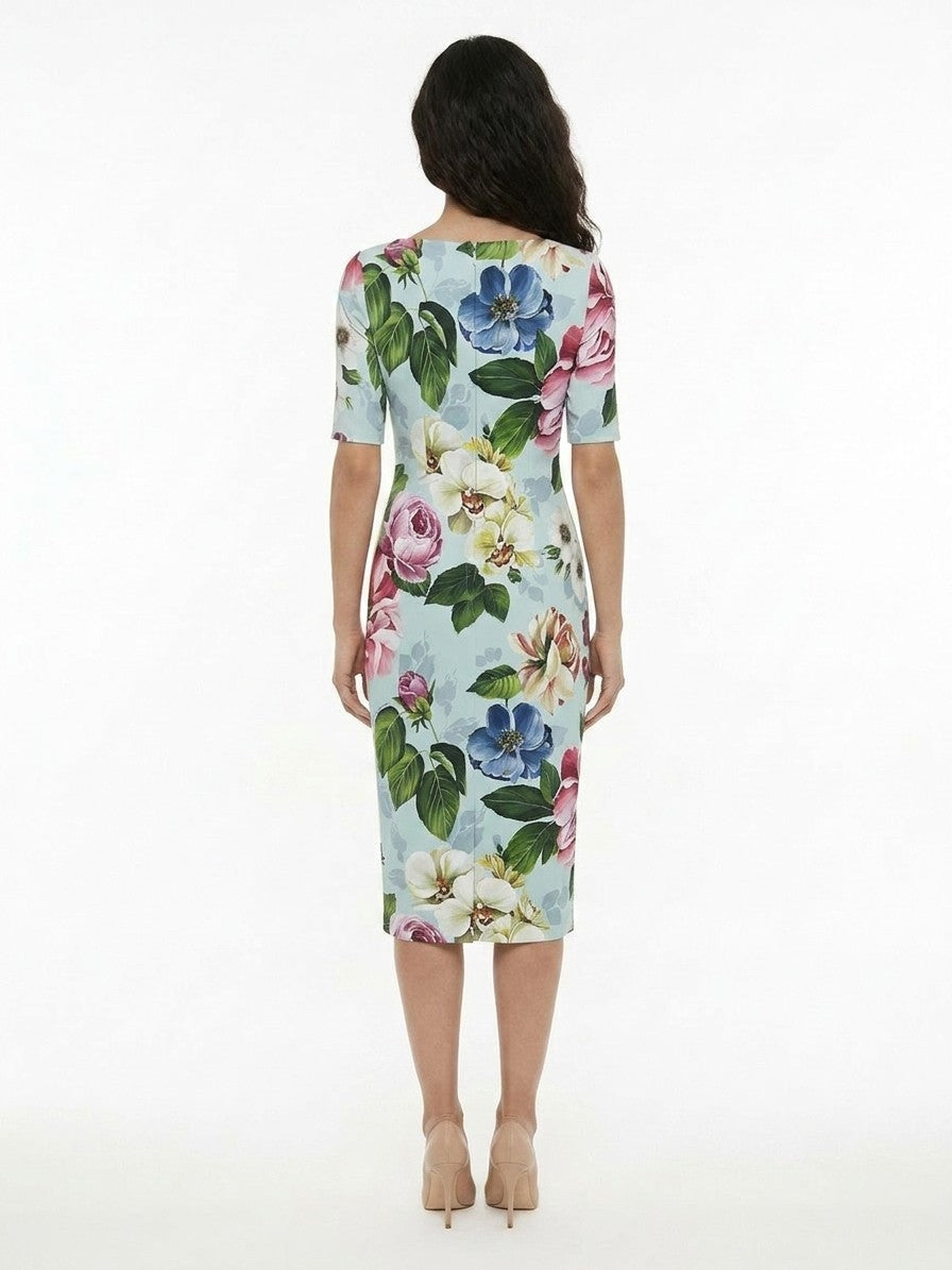 Dolce & Gabbana Multicolor Elastane Casual Women's Dress