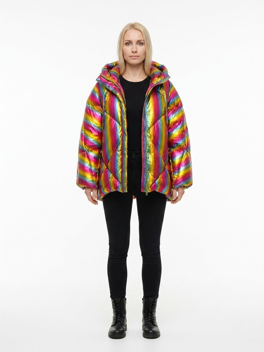 Dolce & Gabbana Multicolor Polyamide Women's Parka