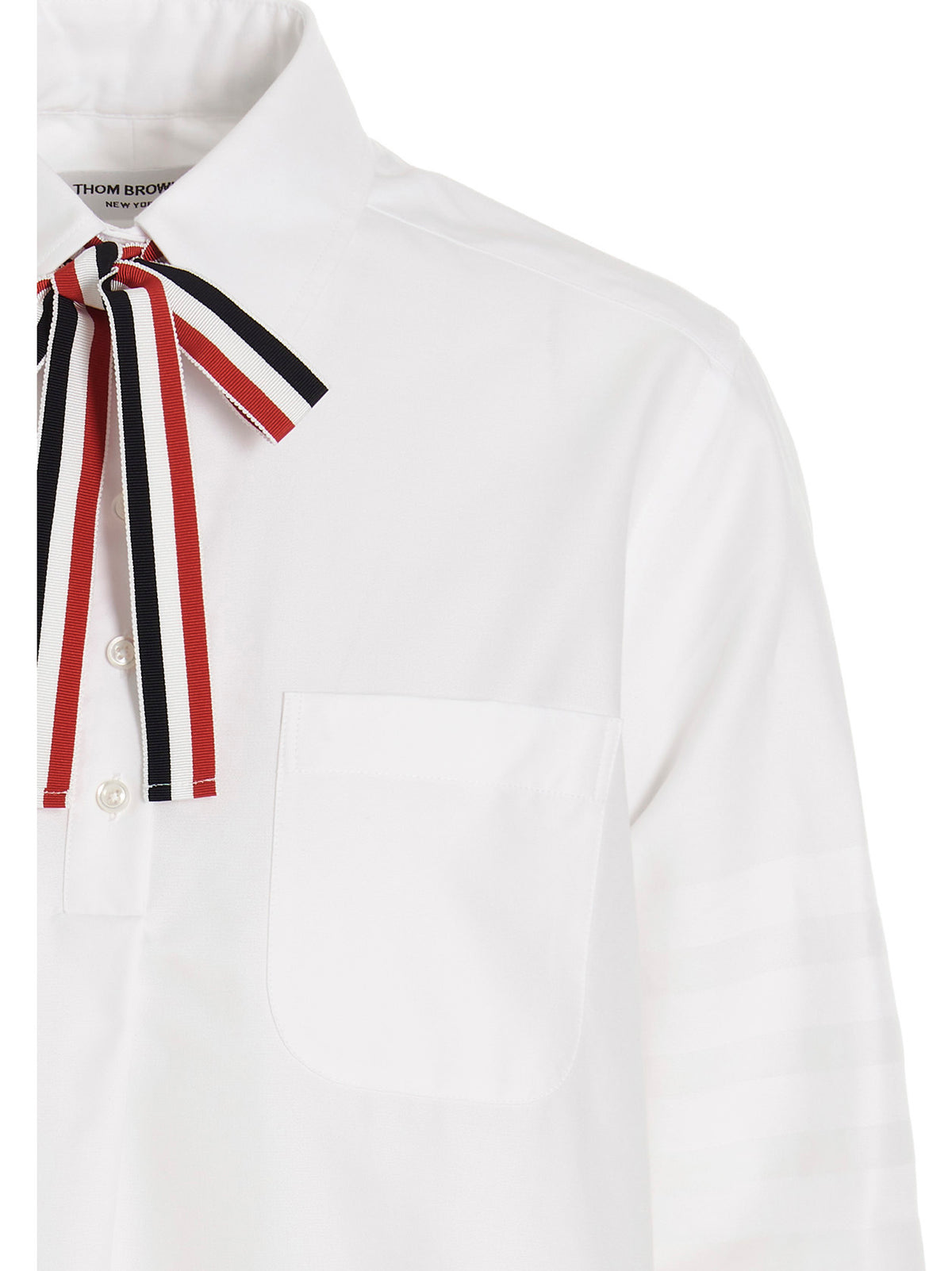 Thom Browne White Cotton Women's Blouse