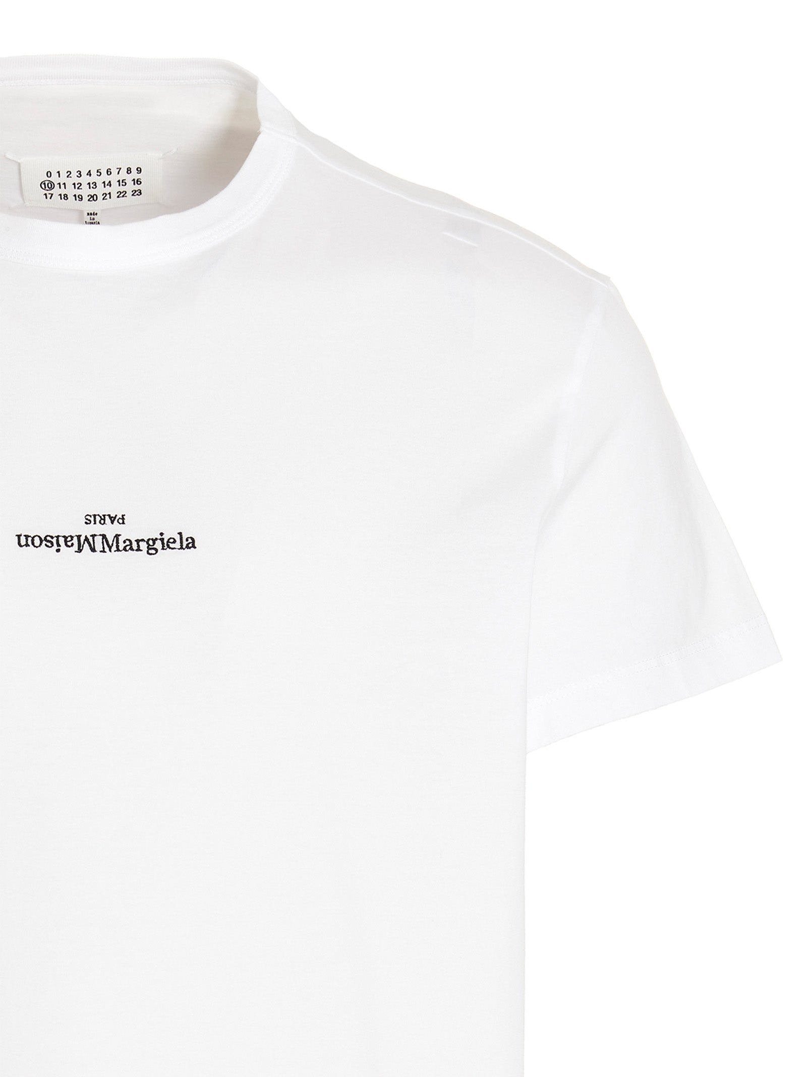 Maison Margiela White Cotton Men's T-Shirt