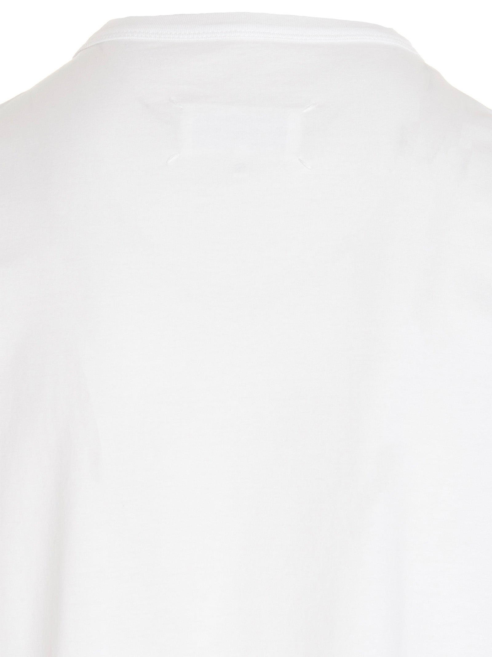Maison Margiela White Cotton Men's T-Shirt