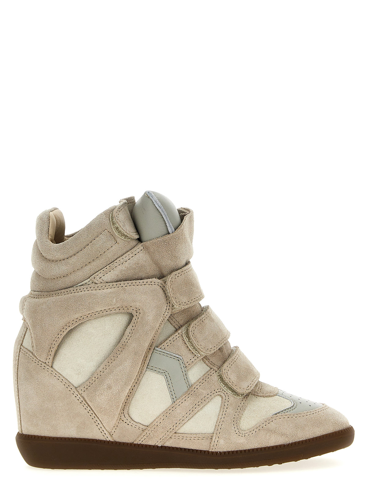 Isabel Marant Beige Leather Women's Sneakers