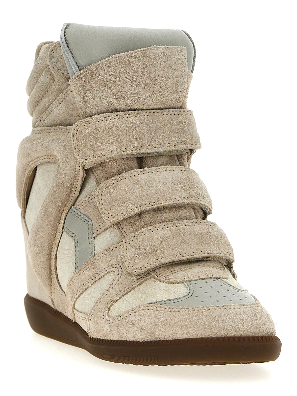 Isabel Marant Beige Leather Women's Sneakers