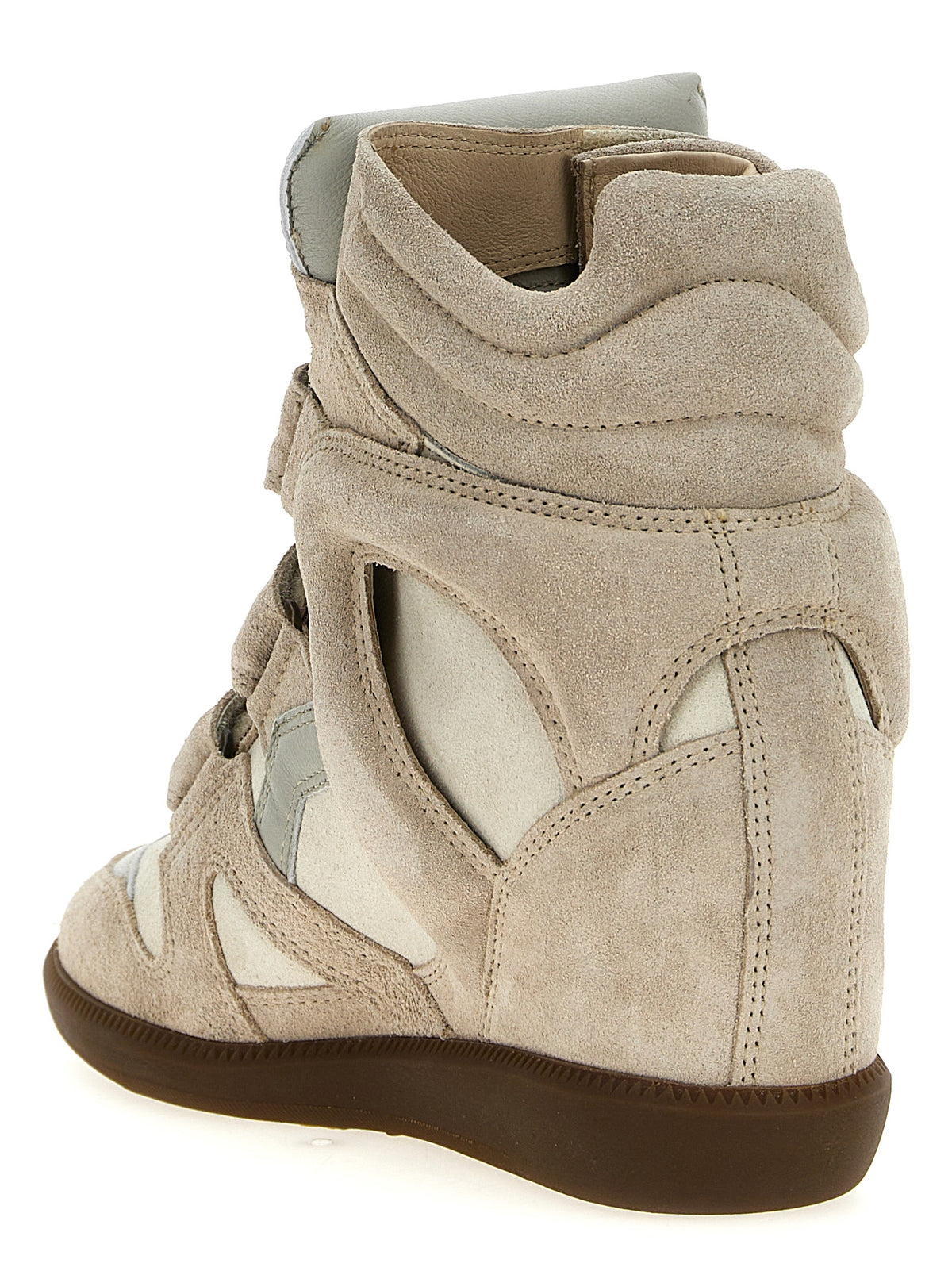 Isabel Marant Beige Leather Women's Sneakers