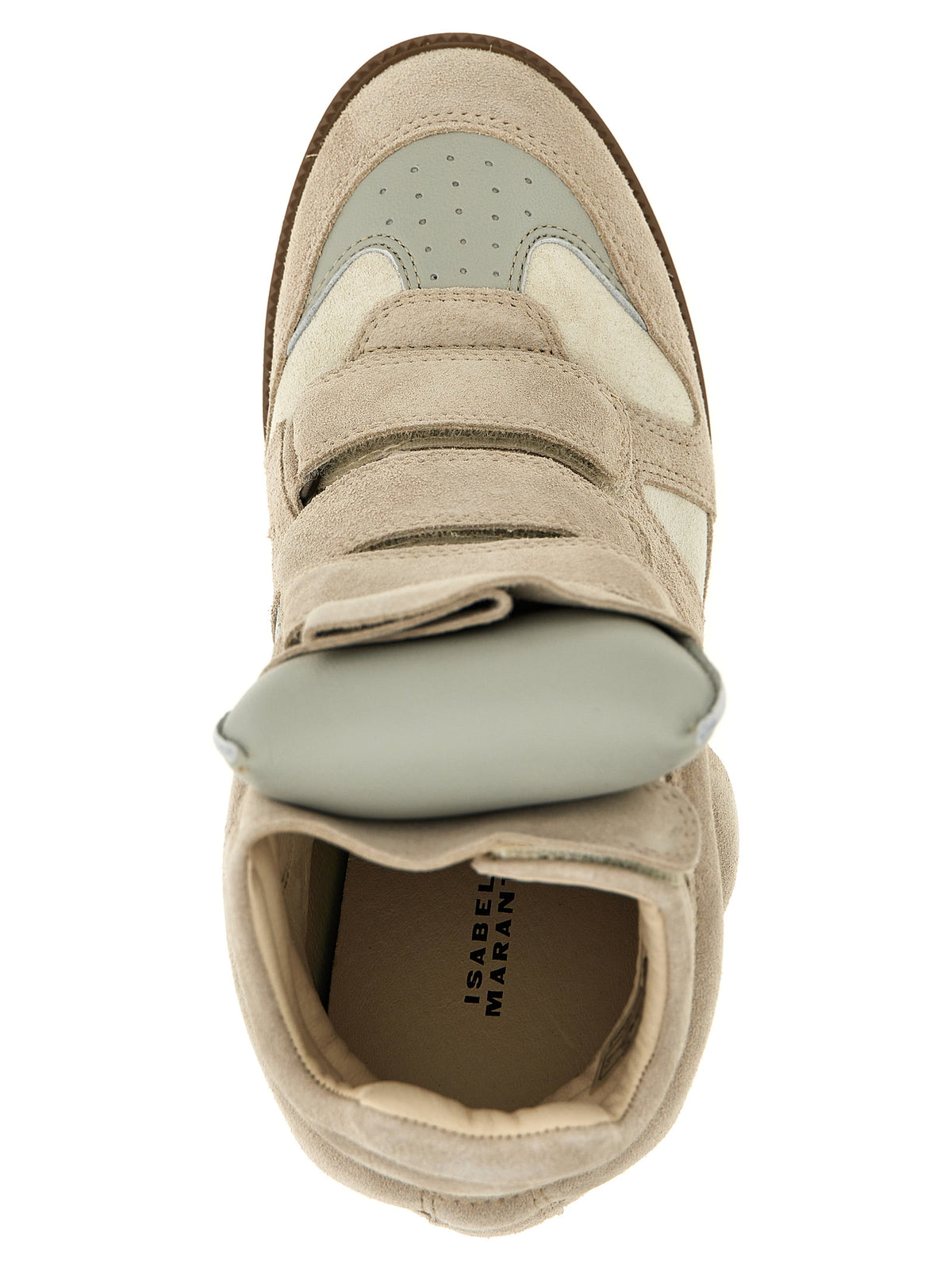 Isabel Marant Beige Leather Women's Sneakers