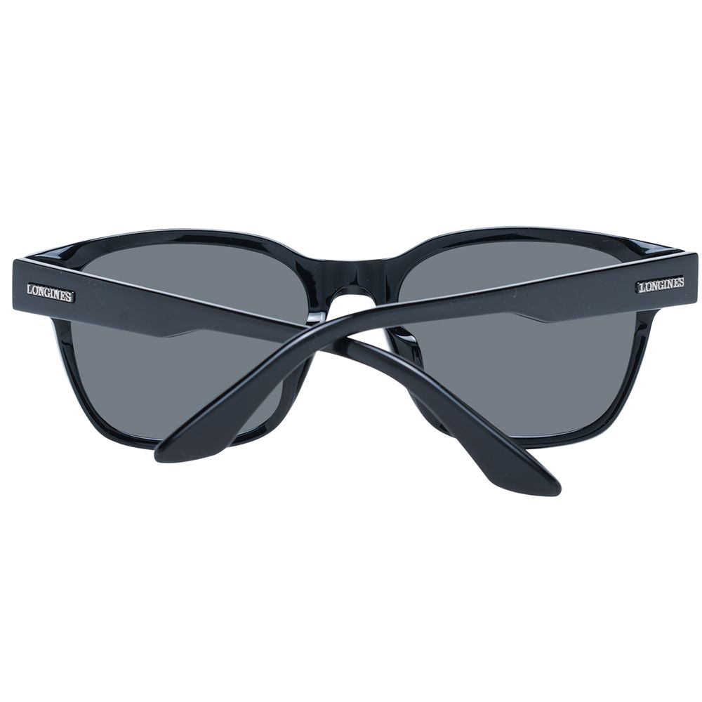 Longines Black Plastic Men's Sunglasses