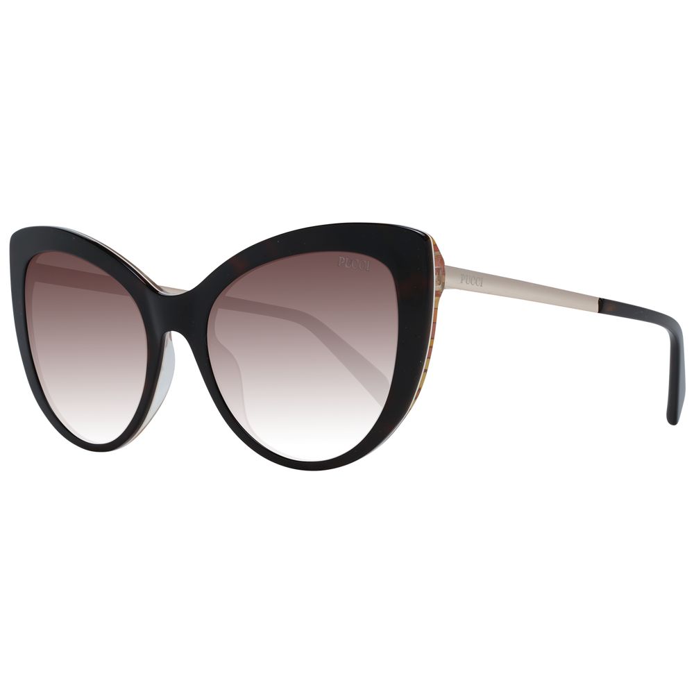 Emilio Pucci Brown Plastic Women's Sunglasses