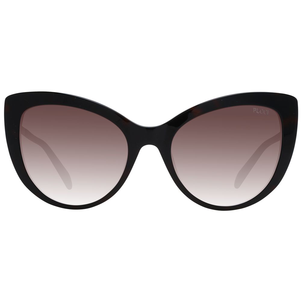 Emilio Pucci Brown Plastic Women's Sunglasses