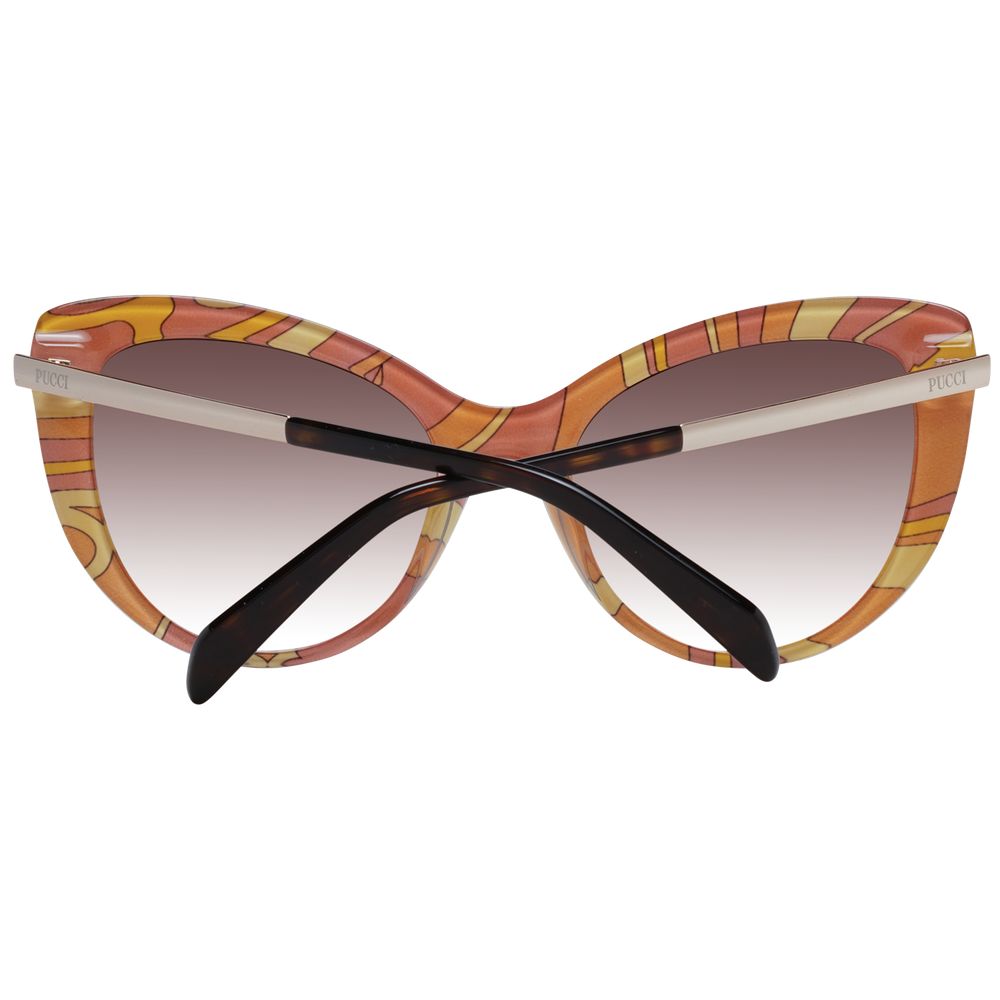 Emilio Pucci Brown Plastic Women's Sunglasses