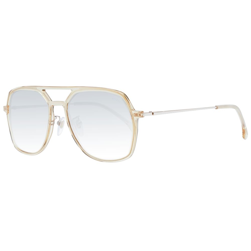 Lozza Beige Acetate & Plastic  Sunglasses