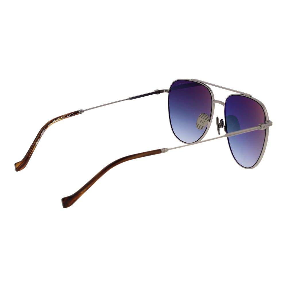 Hackett Silver Metal Men's Sunglasses