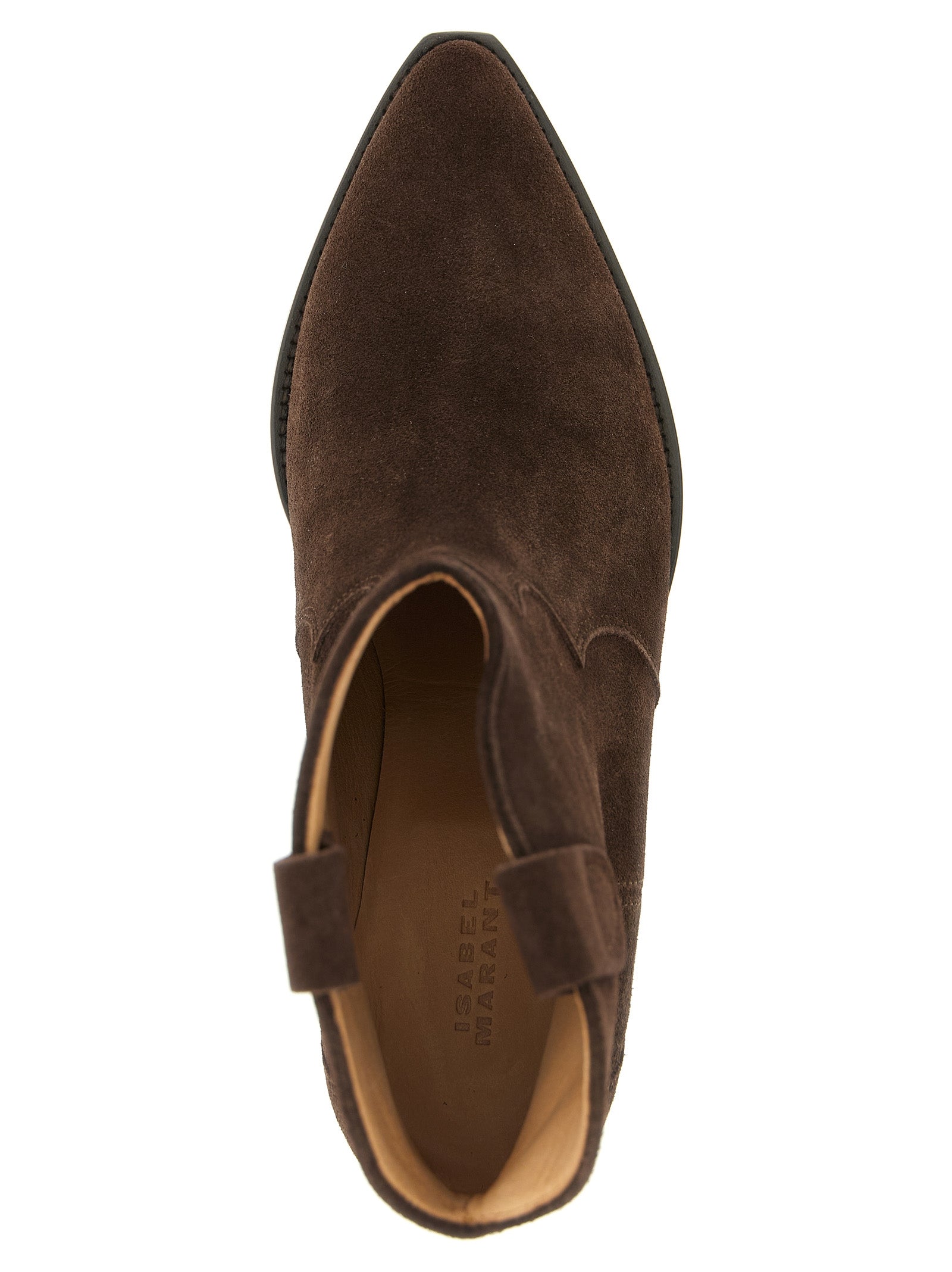 Isabel Marant Brown Calfskin Chelsea Women's Boots