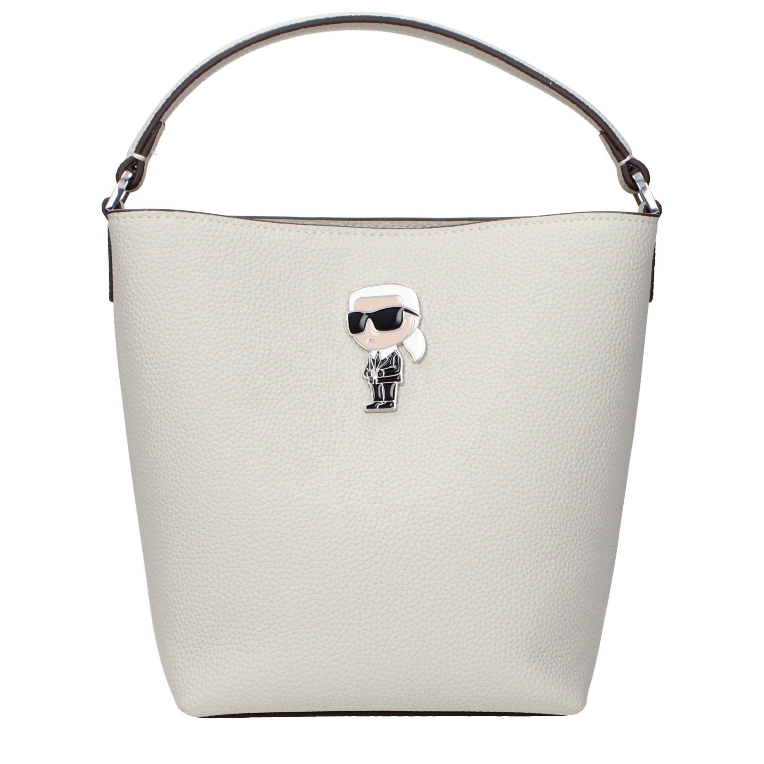 Karl Lagerfeld Gray Leather Women's Handbag